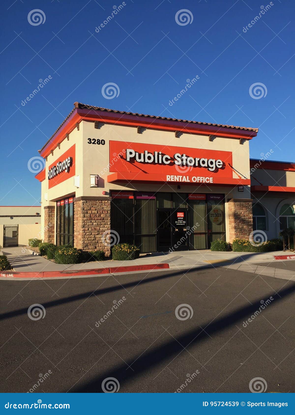 Public Store Facility editorial stock image. Image of selfstorage
