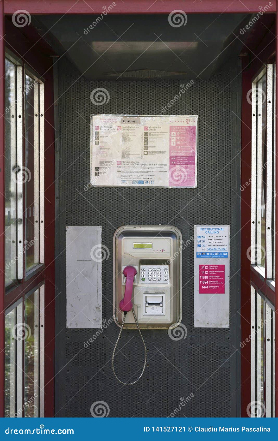 Public Telephones Booth For People Editorial Photo Image Of Hungary Cities