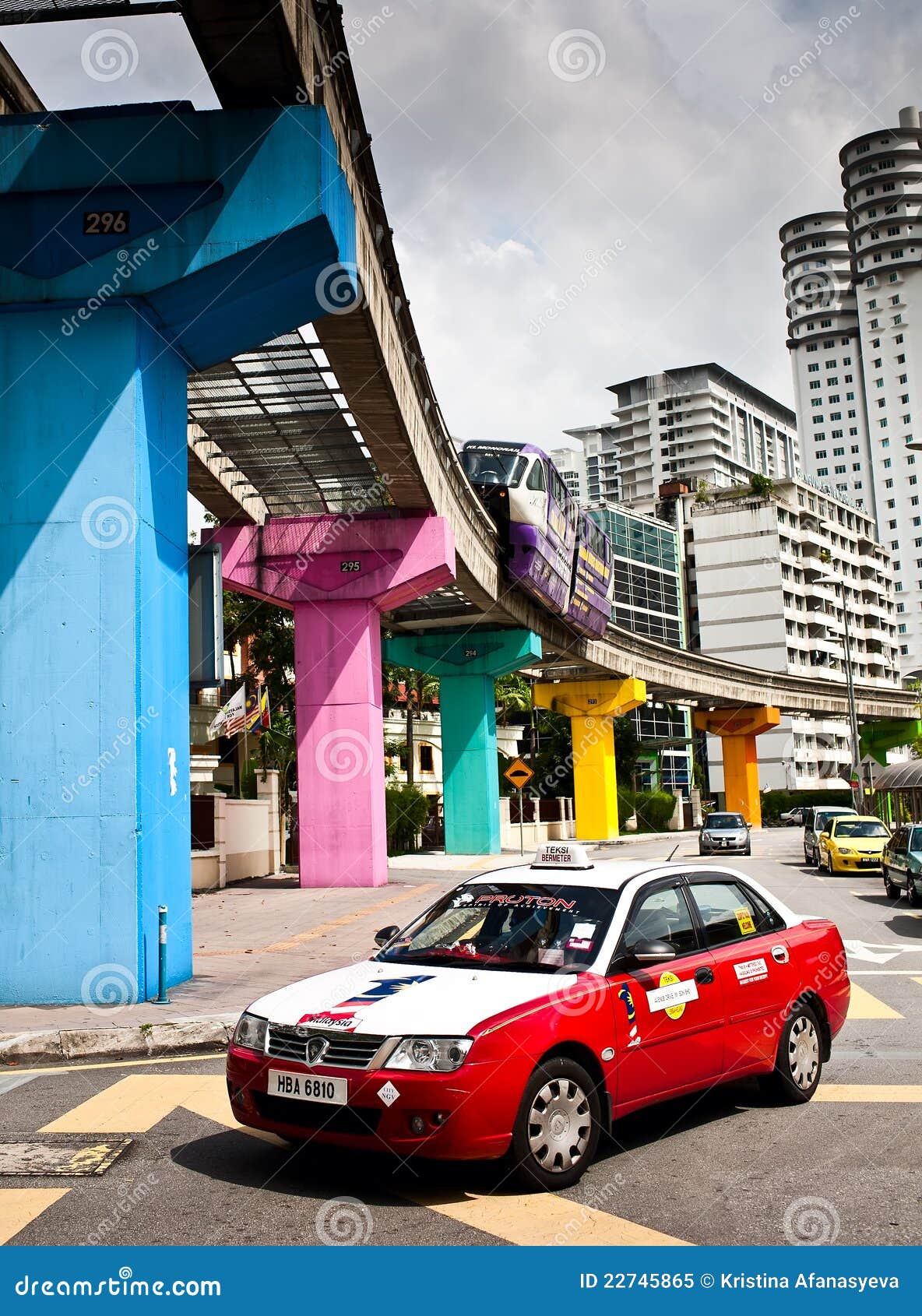 Public Transport at Kuala Lumpur, Malaysia Editorial Image Image of