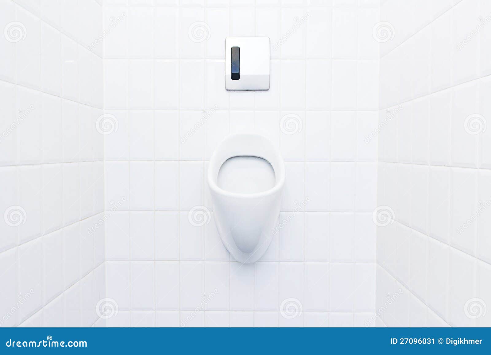 Row Of Urinal Toilet Blocks In Men Public Toilet Or Restroom Royalty