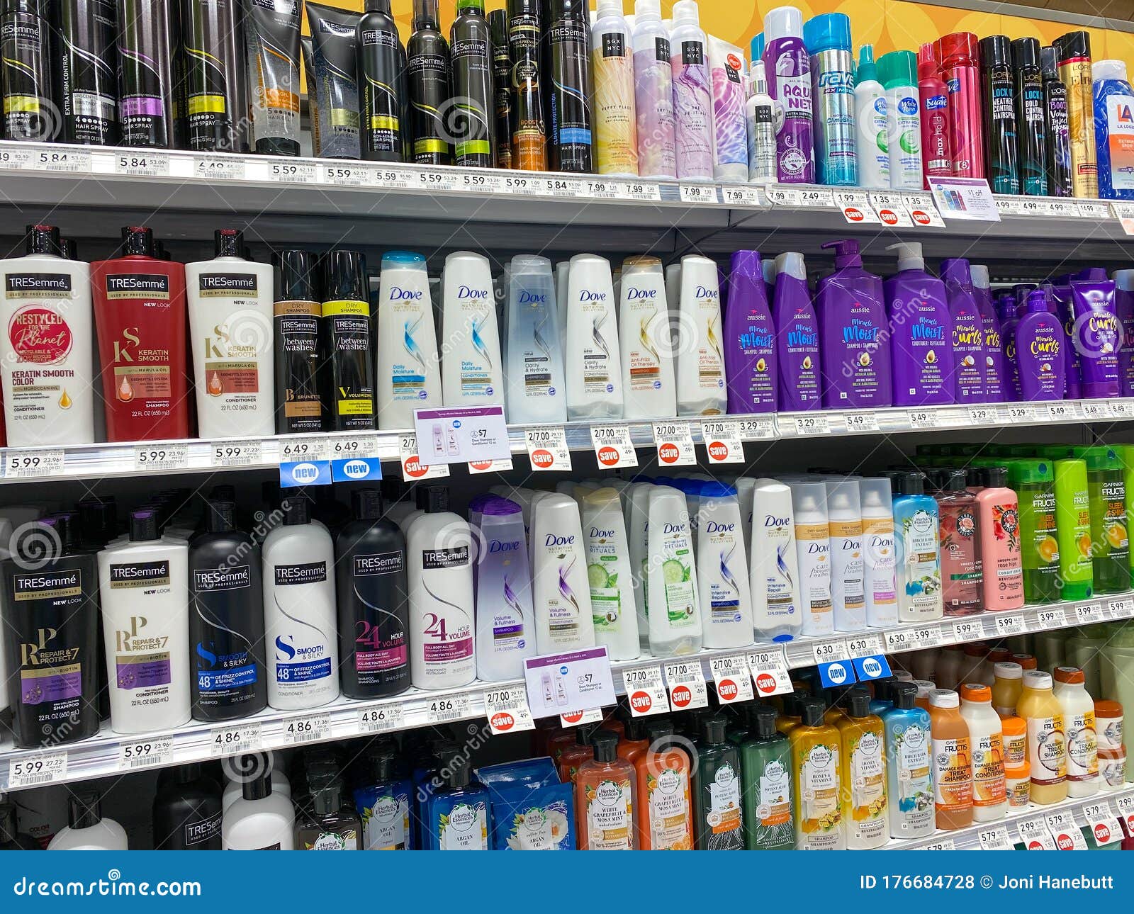 Publix杂货店健康美容通道中的洗发水和护发素编辑类库存照片 图片包括有卫生学 市场 产品