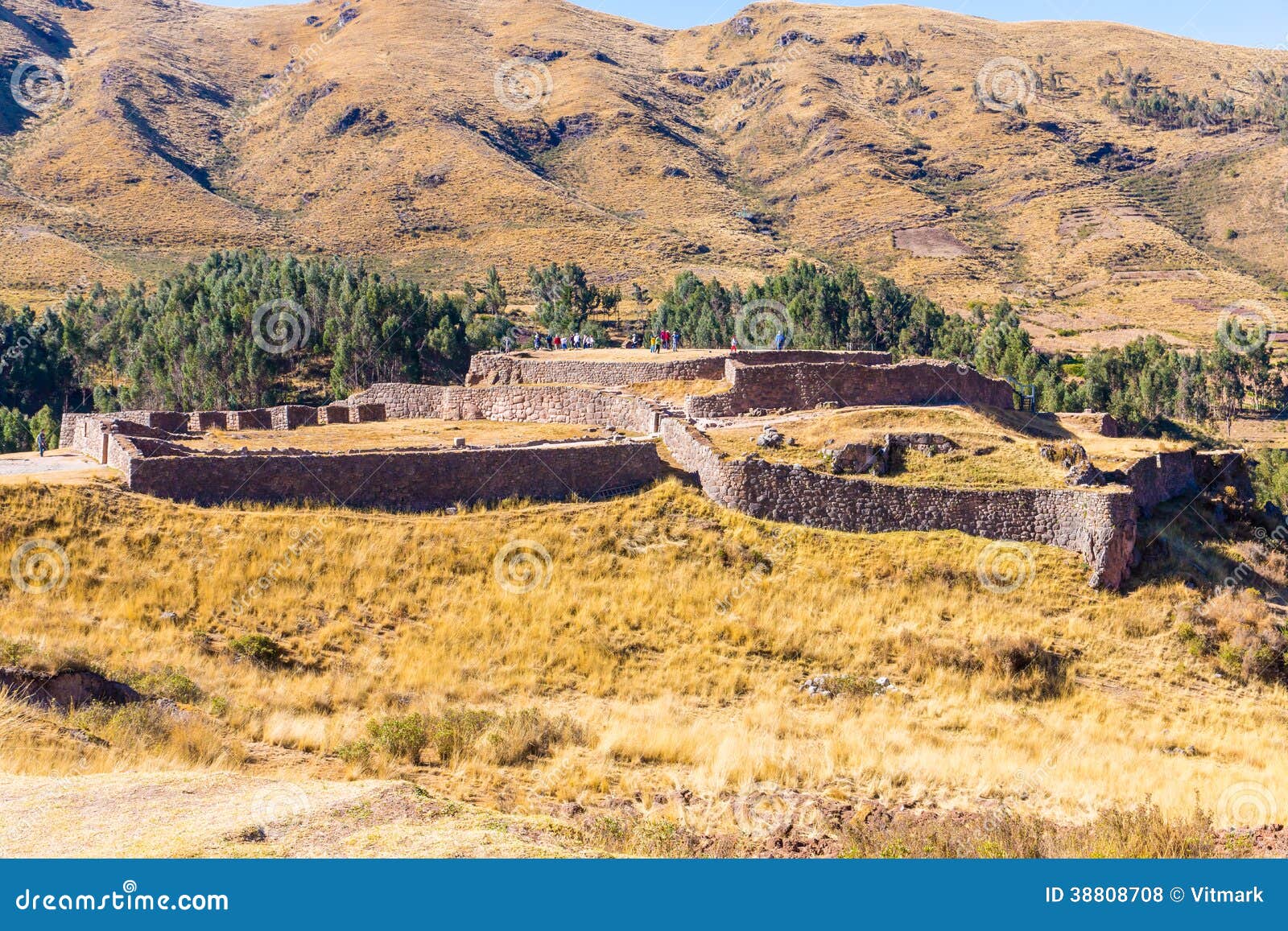 puca pucara, ancient inca fortress, cuzco, peru