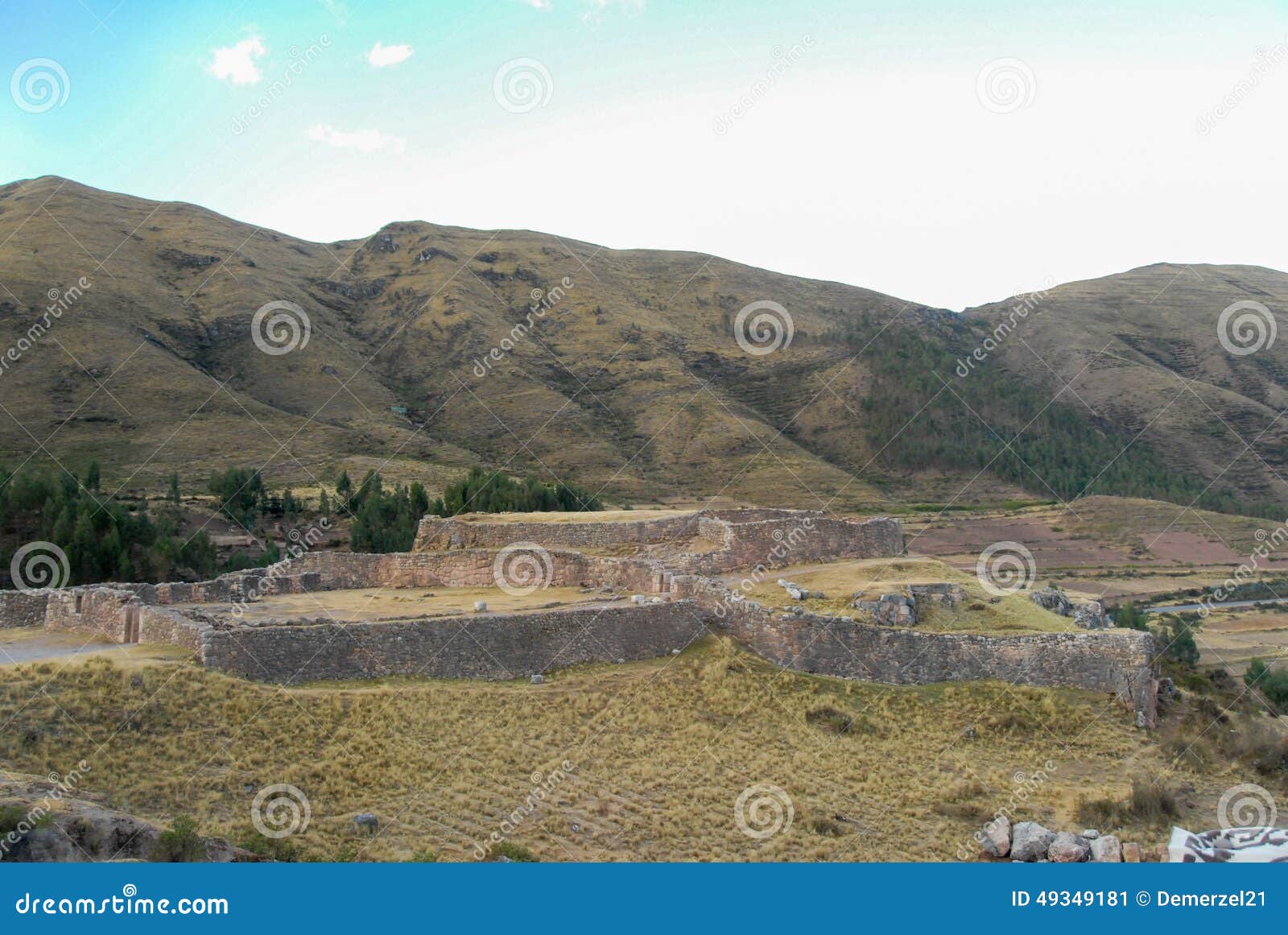 puca pucara, inca ruins - cuzco, peru