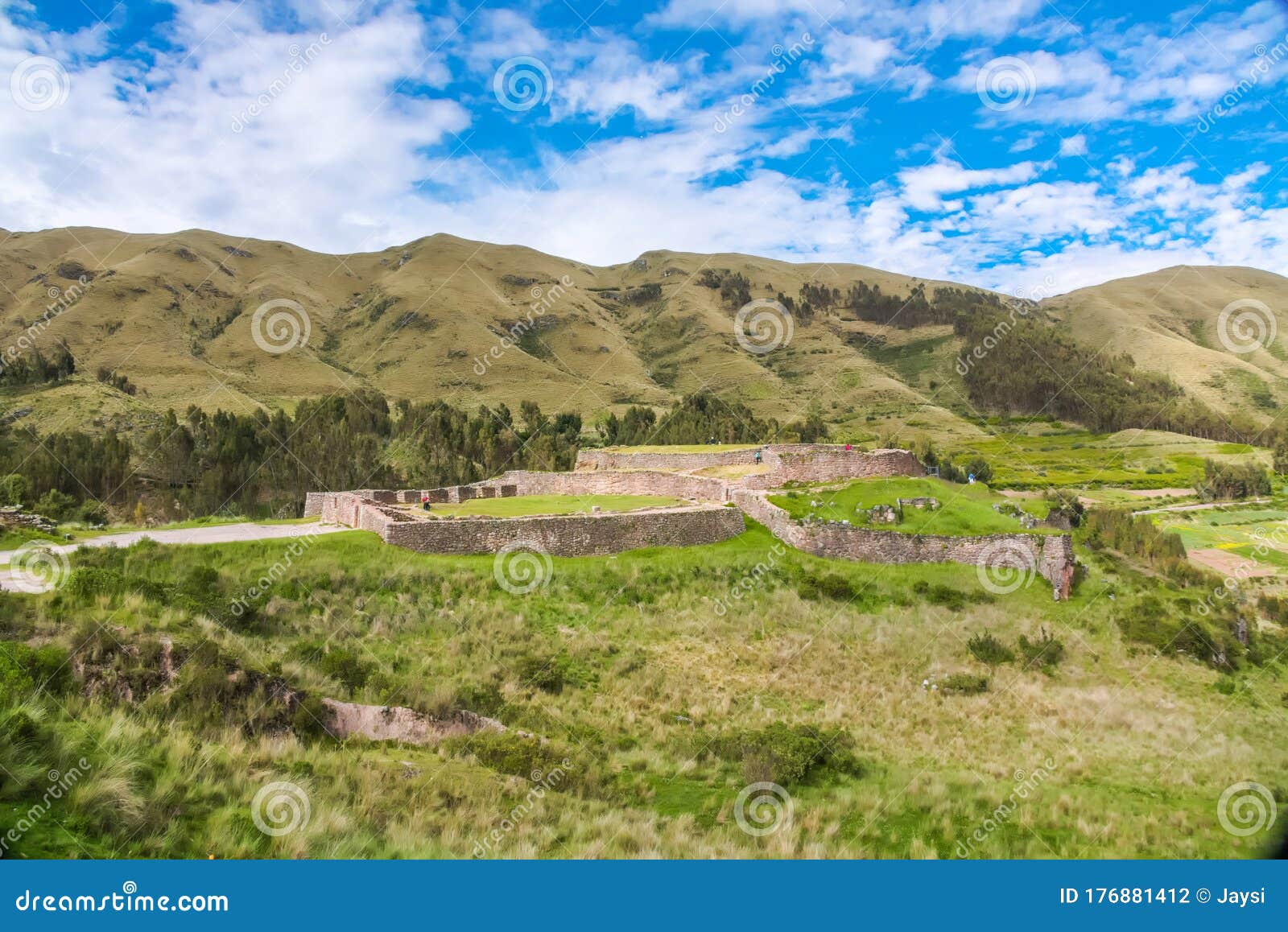 puca pucara, ruins of ancient inca fortress in cusco, peru