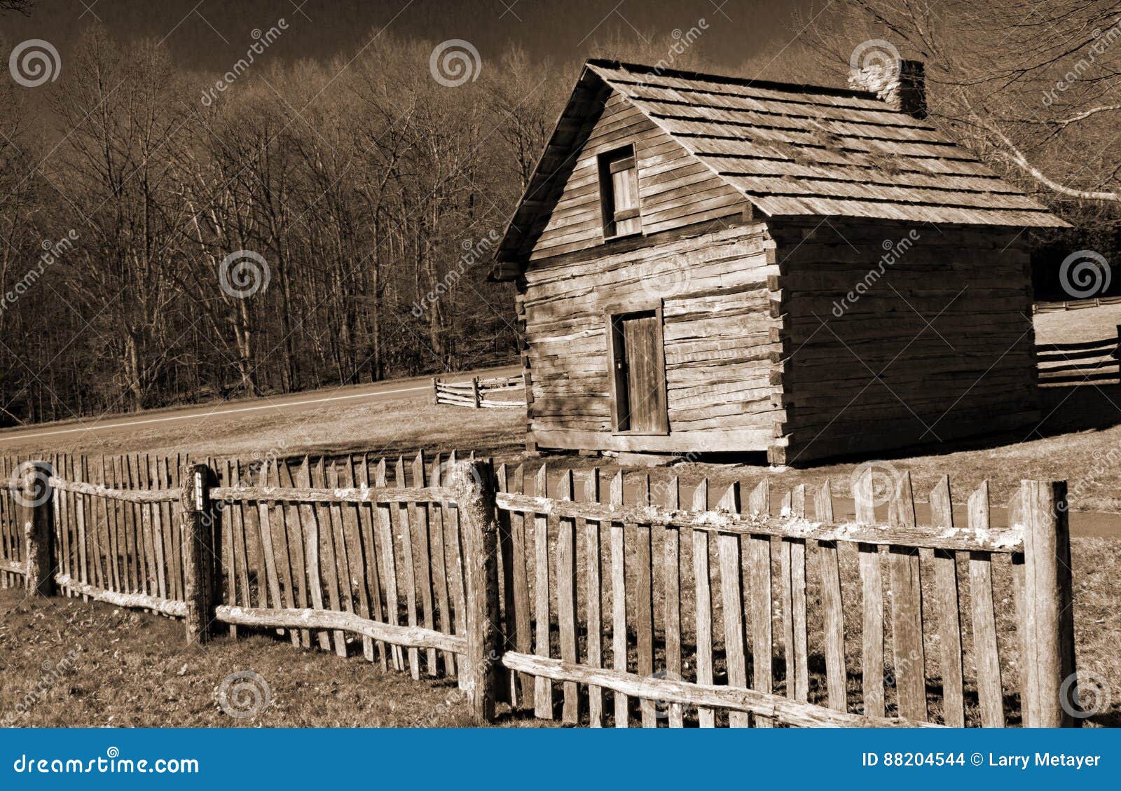 Puckett S Cabin Blue Ridge Parkway Virginia Usa Editorial Stock
