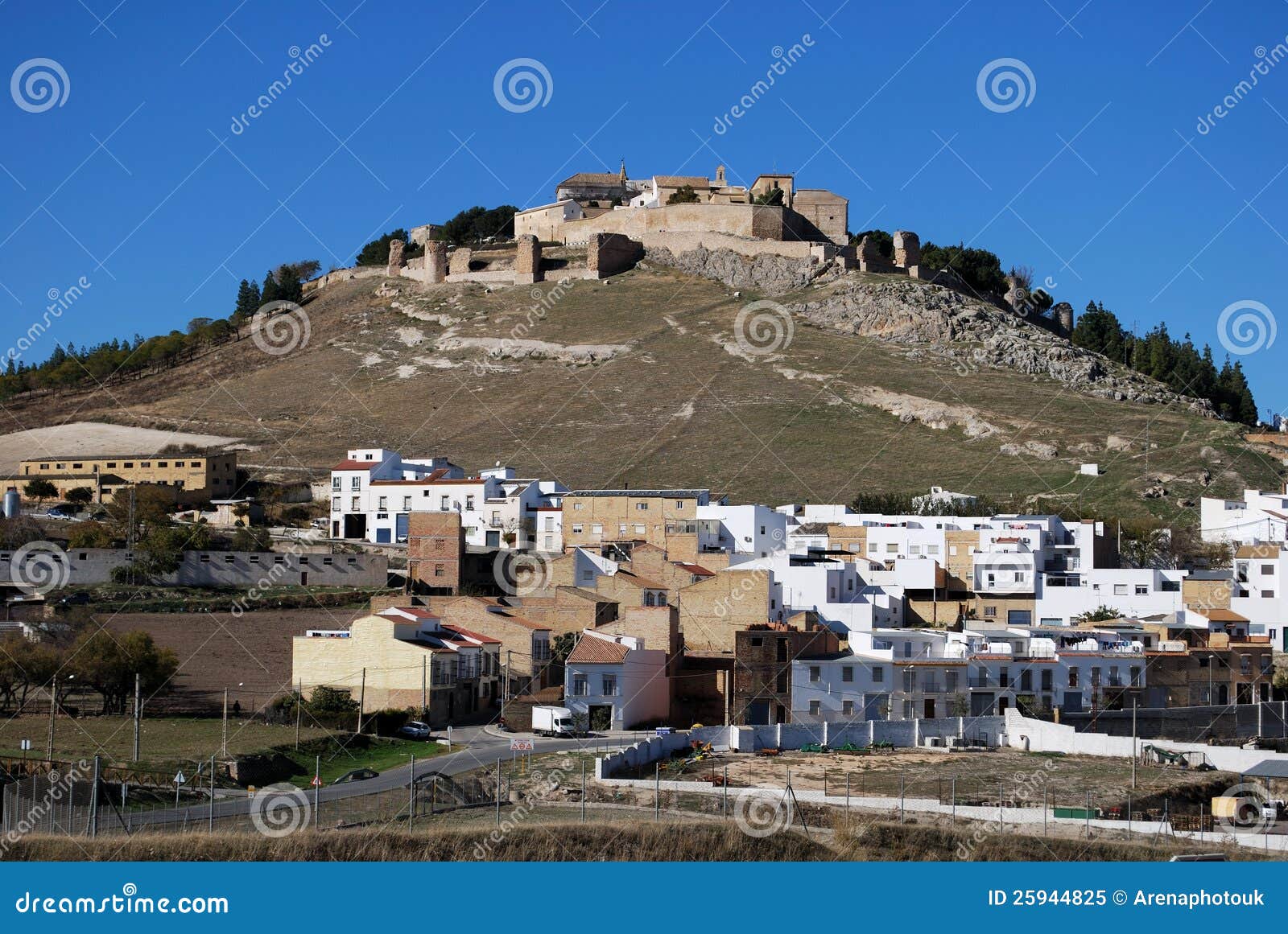 pueblo blanco, estepa, spain.