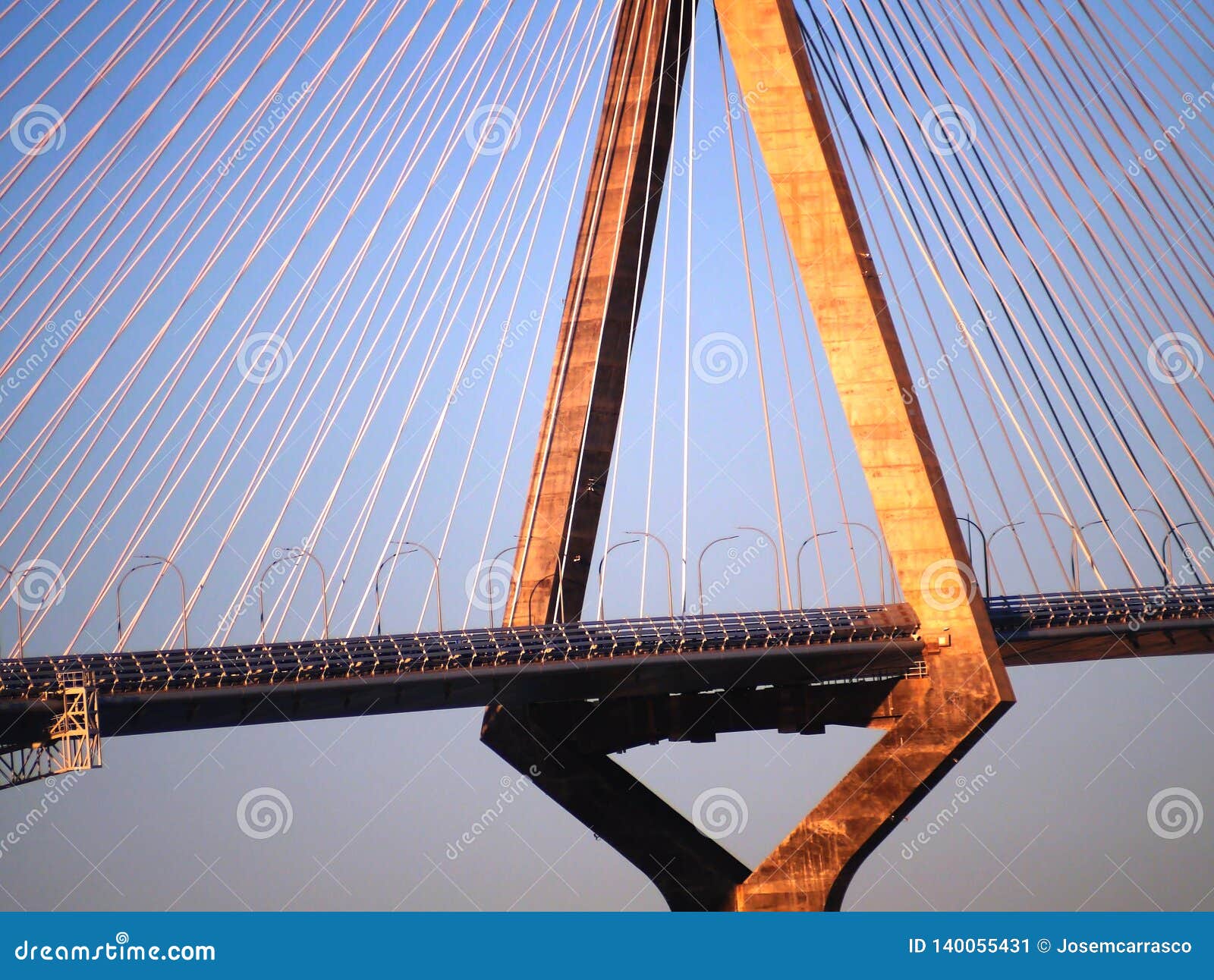 puente de la constitucion, called la pepa, in the bay of cadiz, andalusia. spain.