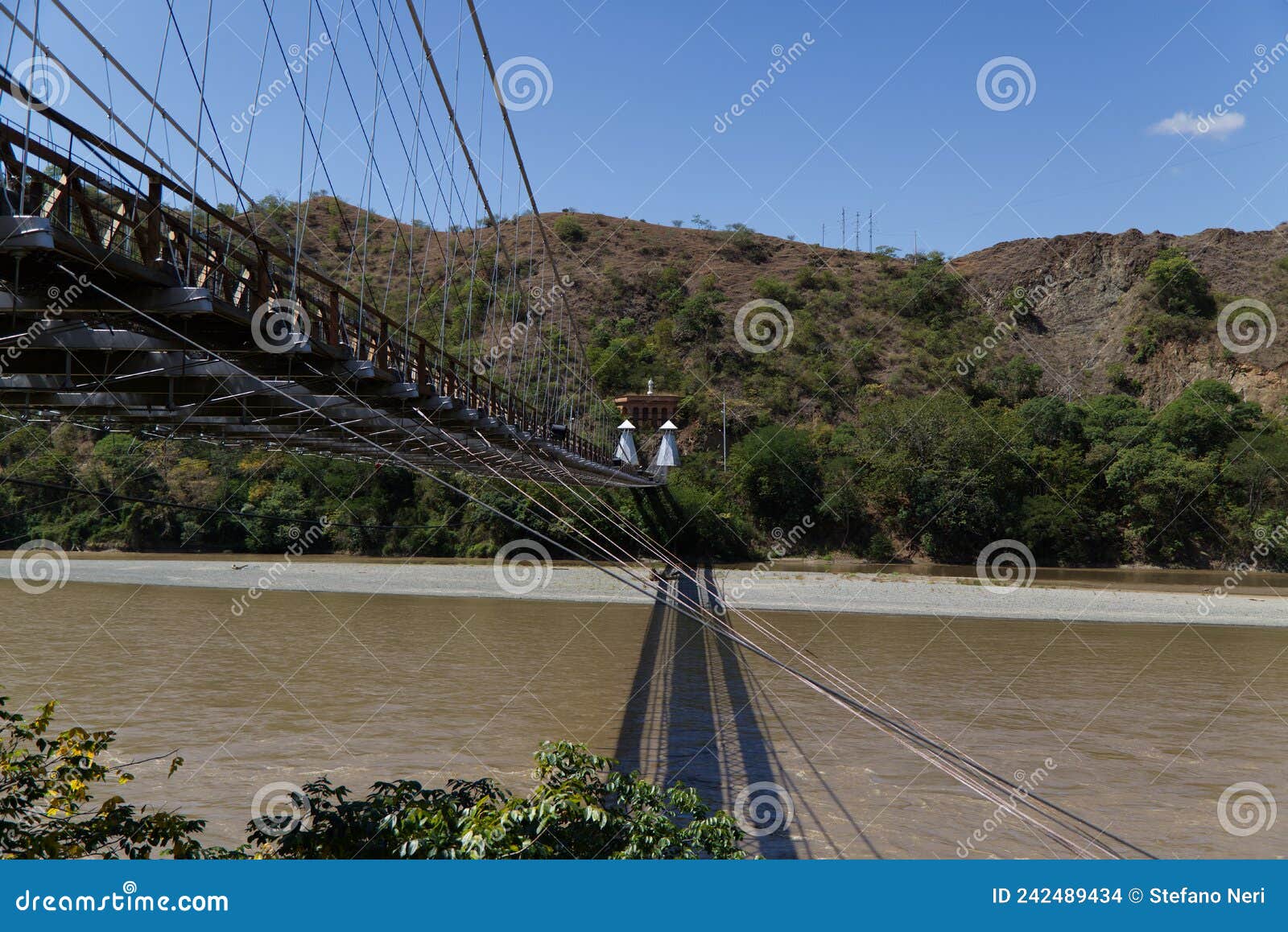 puente de occidente near santa fe of antioquia, colombia