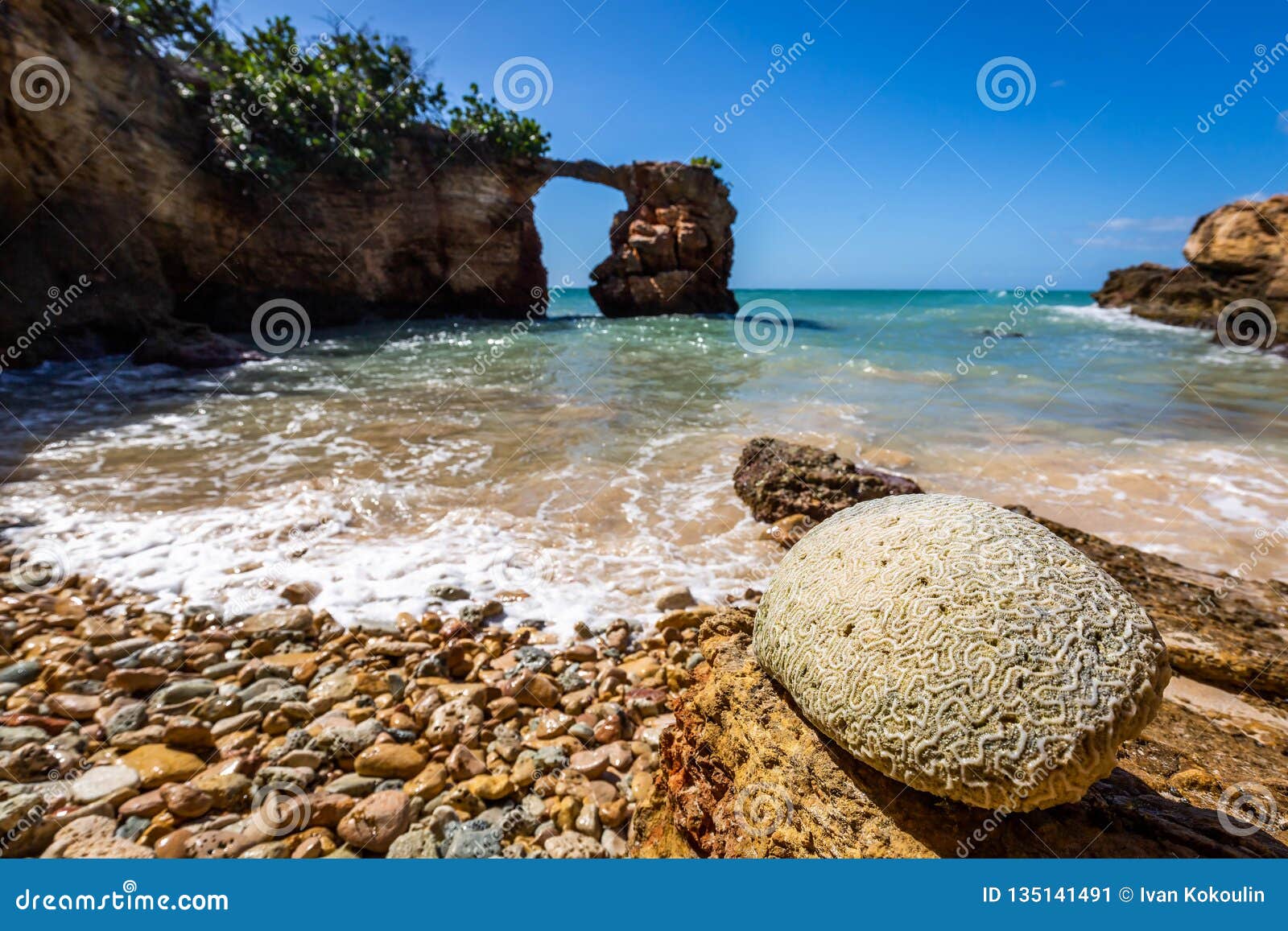 Puente De Piedra Cabo Rojo Puerto Rico Attraction Stock Image Image