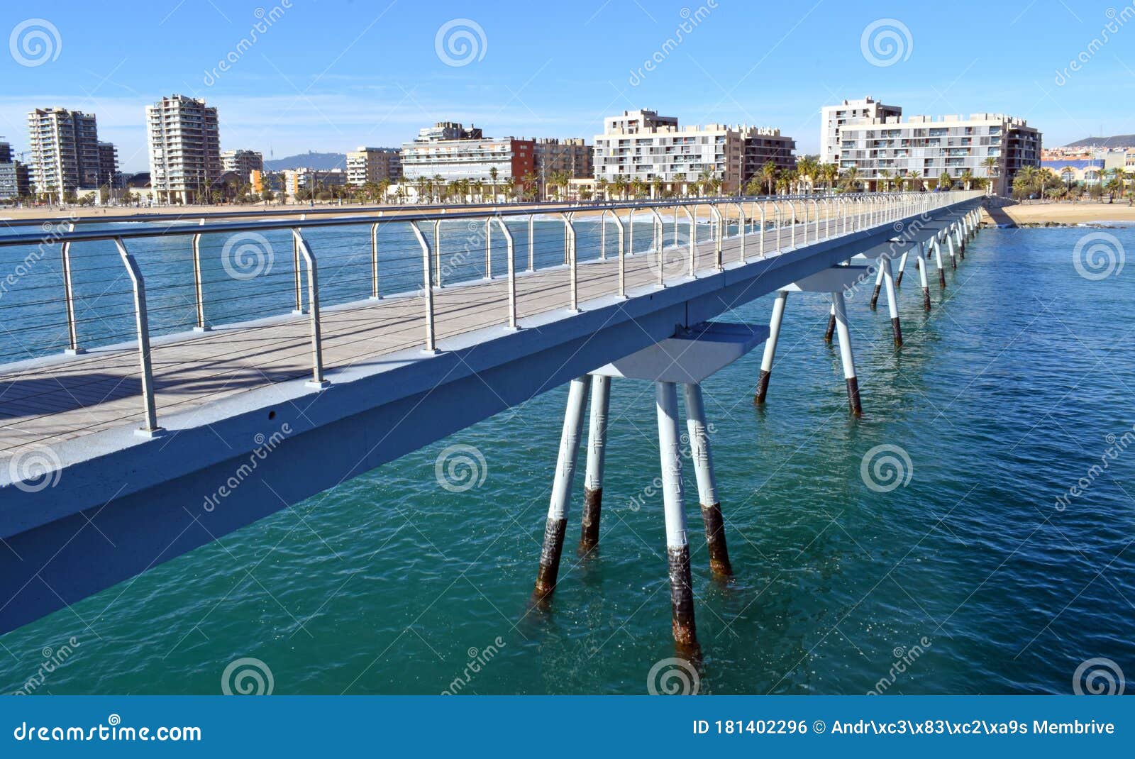 puente del petroleo in badalona barcelona