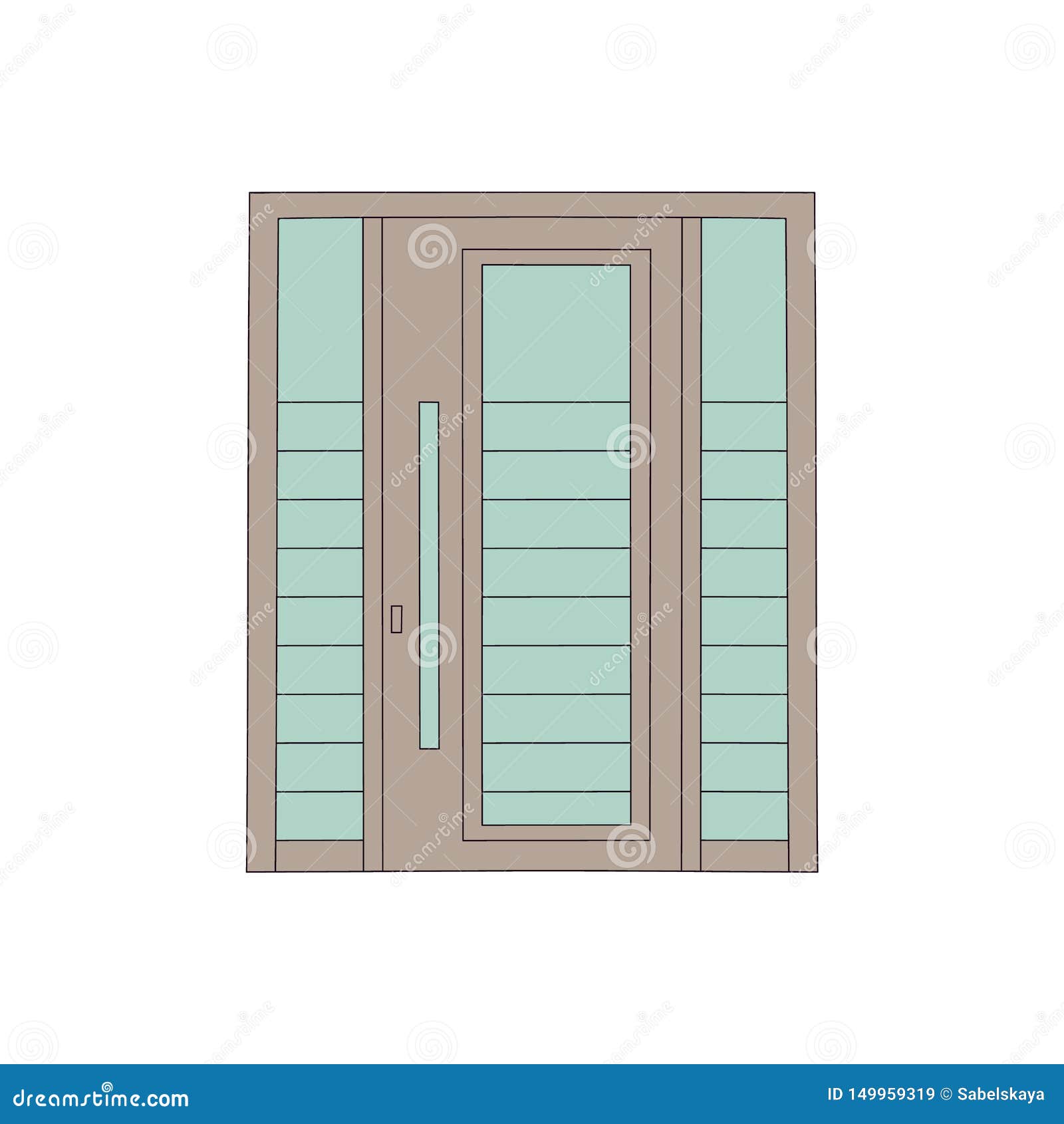 Puerta De Dibujo De La Casa Y Del Edificio Con Los Vidrios En Diseño Moderno Ilustración del Vector - Ilustración de urbano, frente: 149959319 Puerta De Dibujo De La Casa Y Del Edificio Con Los Vidrios En Diseño Moderno Ilustración del Vector - Ilustración de urbano, frente: 149959319