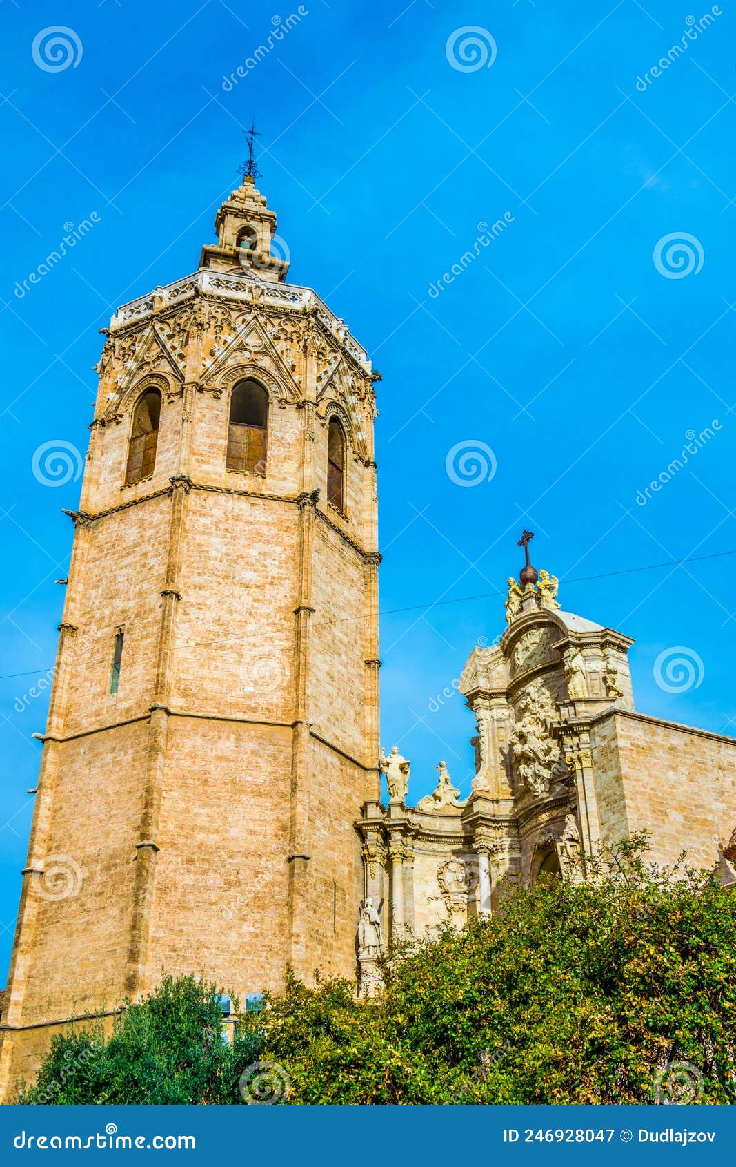 puerta de los hierros - part of the metropolitan cathedral-basilica of the assumption of our lady of valencia...image
