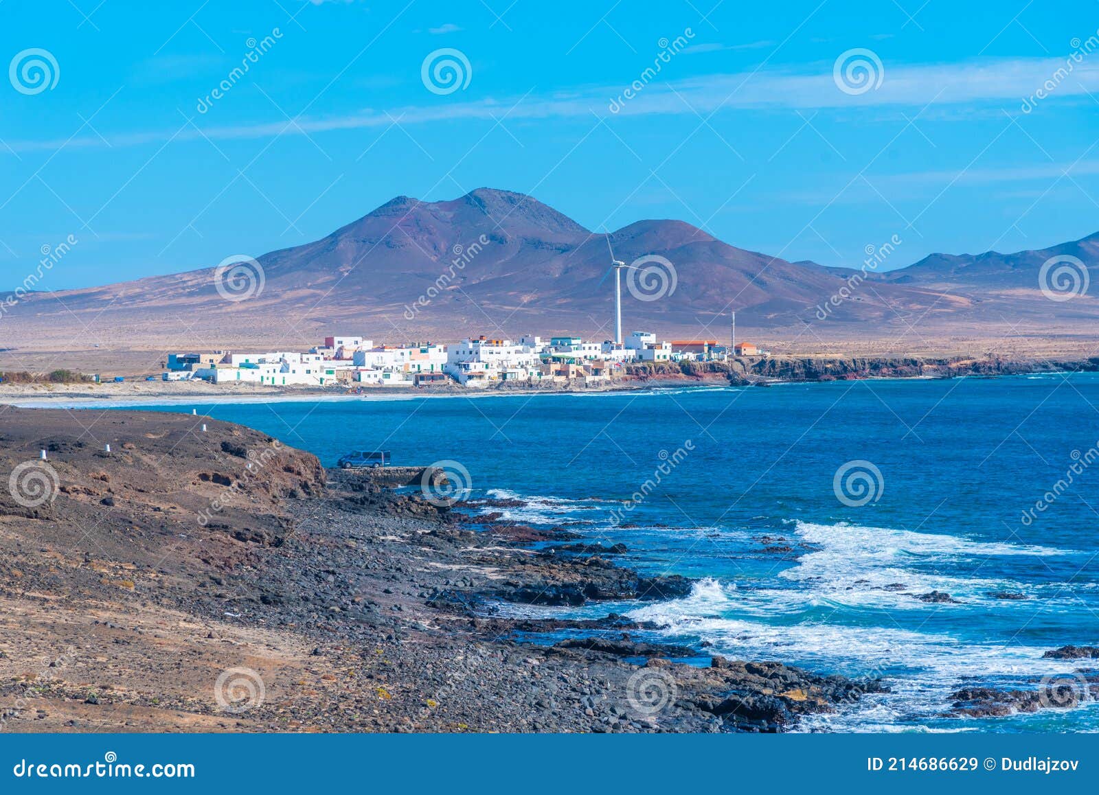puerto de la cruz at jandia peninsula at fuerteventura, canary islands, spain