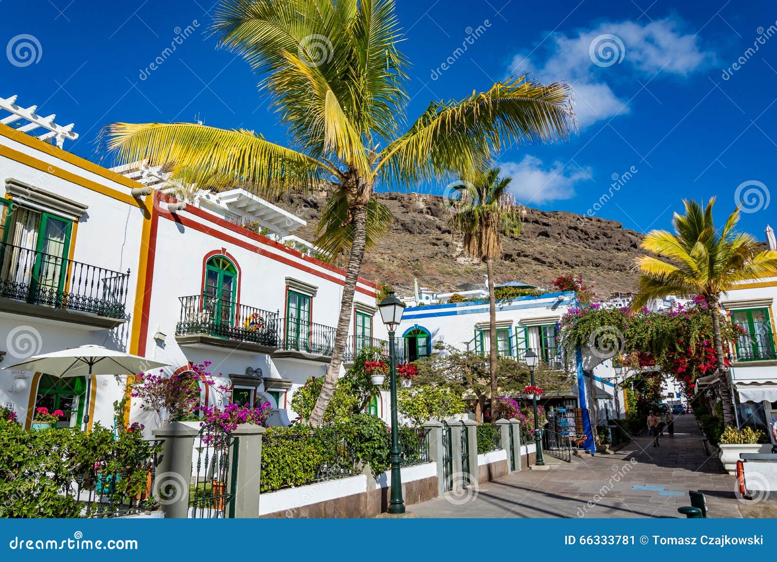 puerto de mogan, a beautiful, romantic town on gran canaria, spain