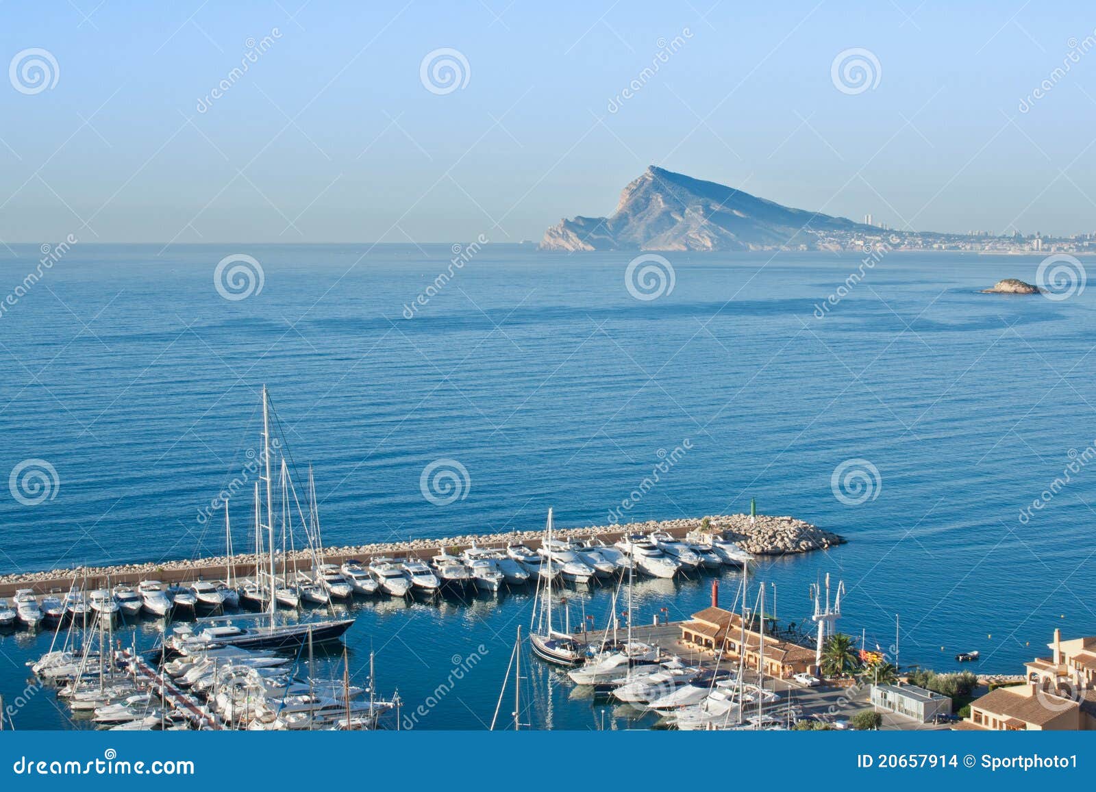Puerto Deportivo De Campomanes En Altea España Foto de archivo - Imagen de isla, 20657914