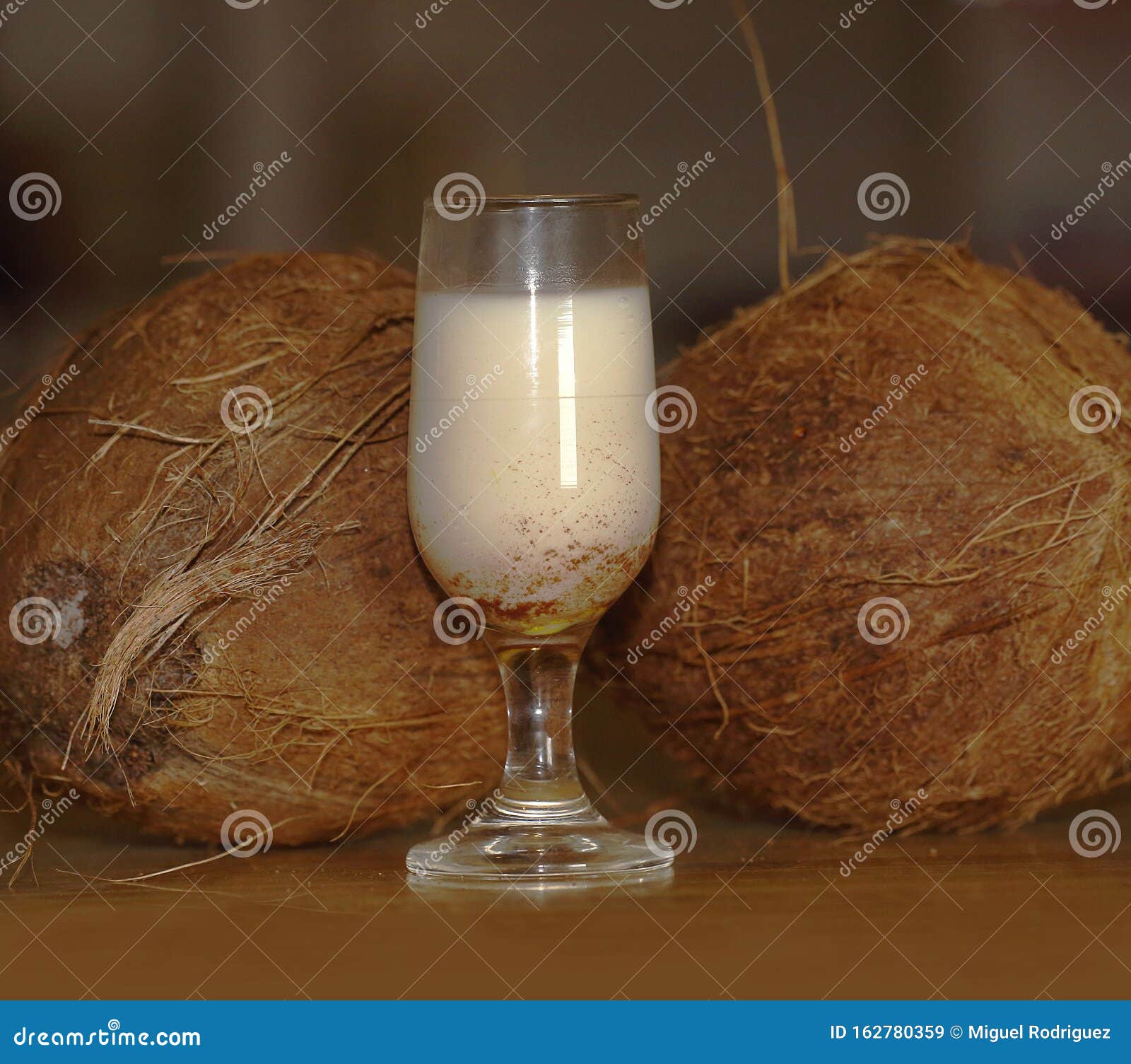 Puerto Rico Coconut Rum on a Table. Stock Image Image of healthy