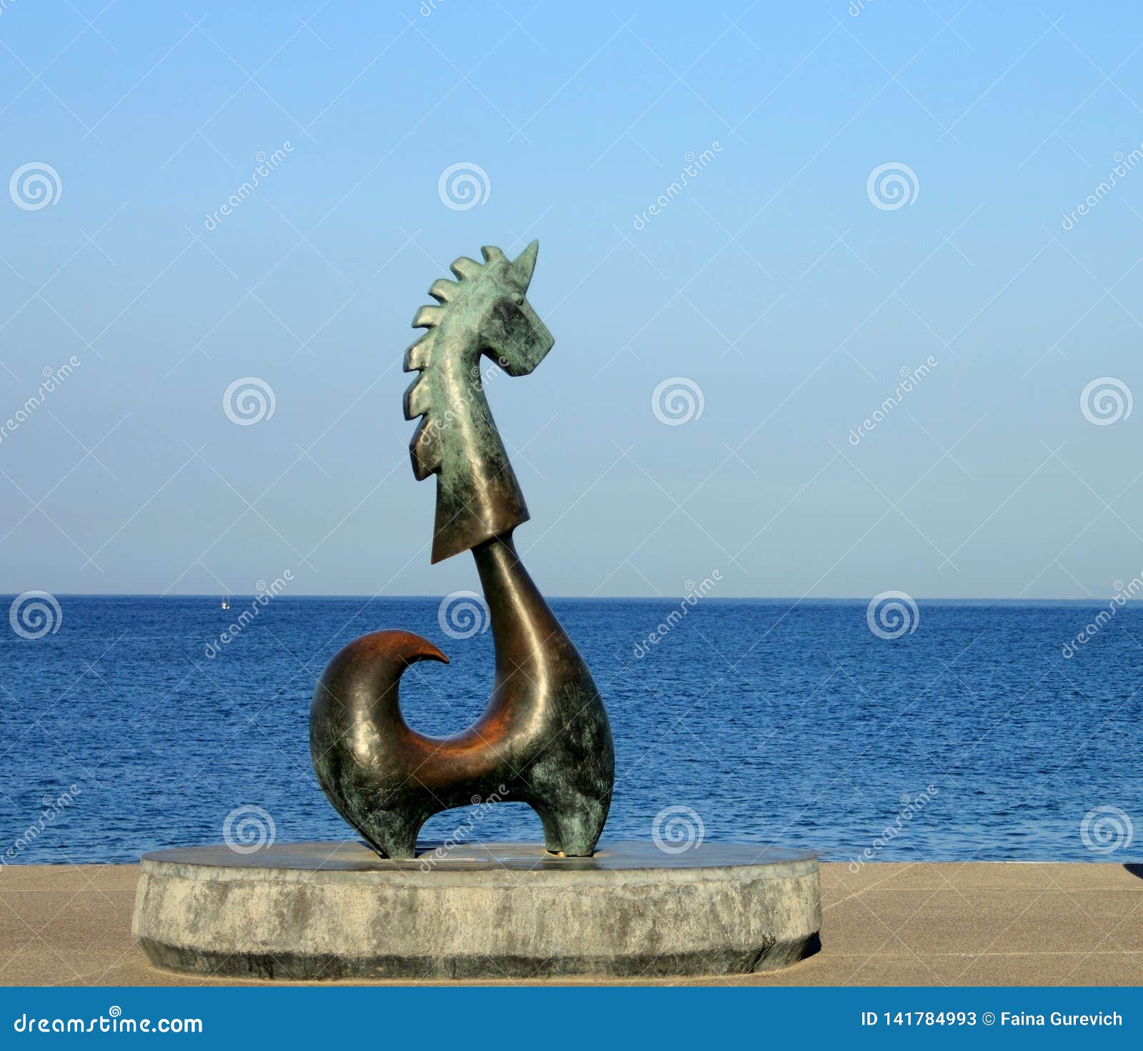 the Good Fortune Unicorn`, a Bronze Sculpture on the Malecon in Puerto  Vallarta Editorial Stock Photo - Image of fortune, riebeling: 141784993