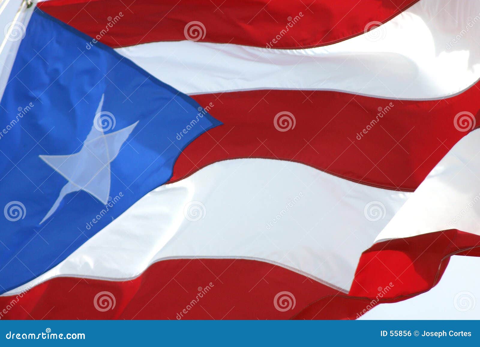 puertorrican waving flag
