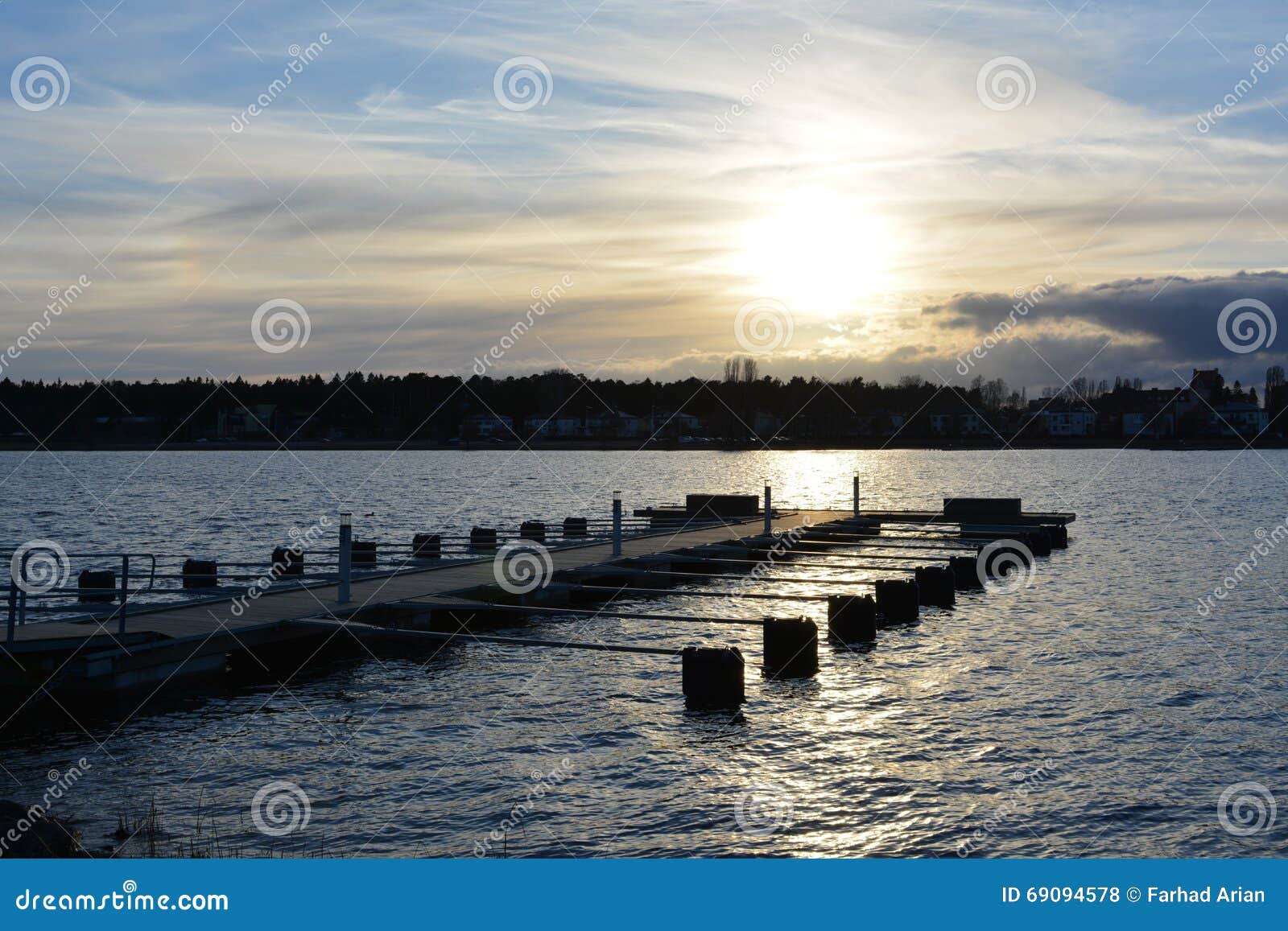 Puesta del sol. Fotografía creativa en Karlstad, Suecia