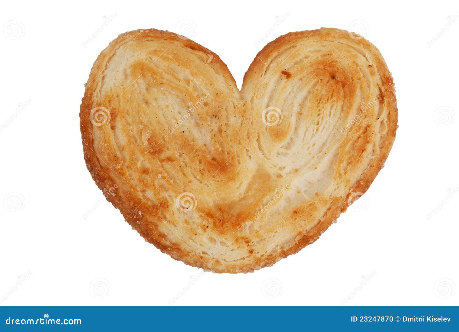 Puff Pastry in the Shape of a Heart Stock Photo Image of heart, shape