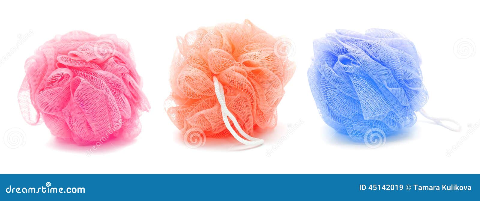 Puff Shower sponge stock image. Image of artificail, fluffy 45142019