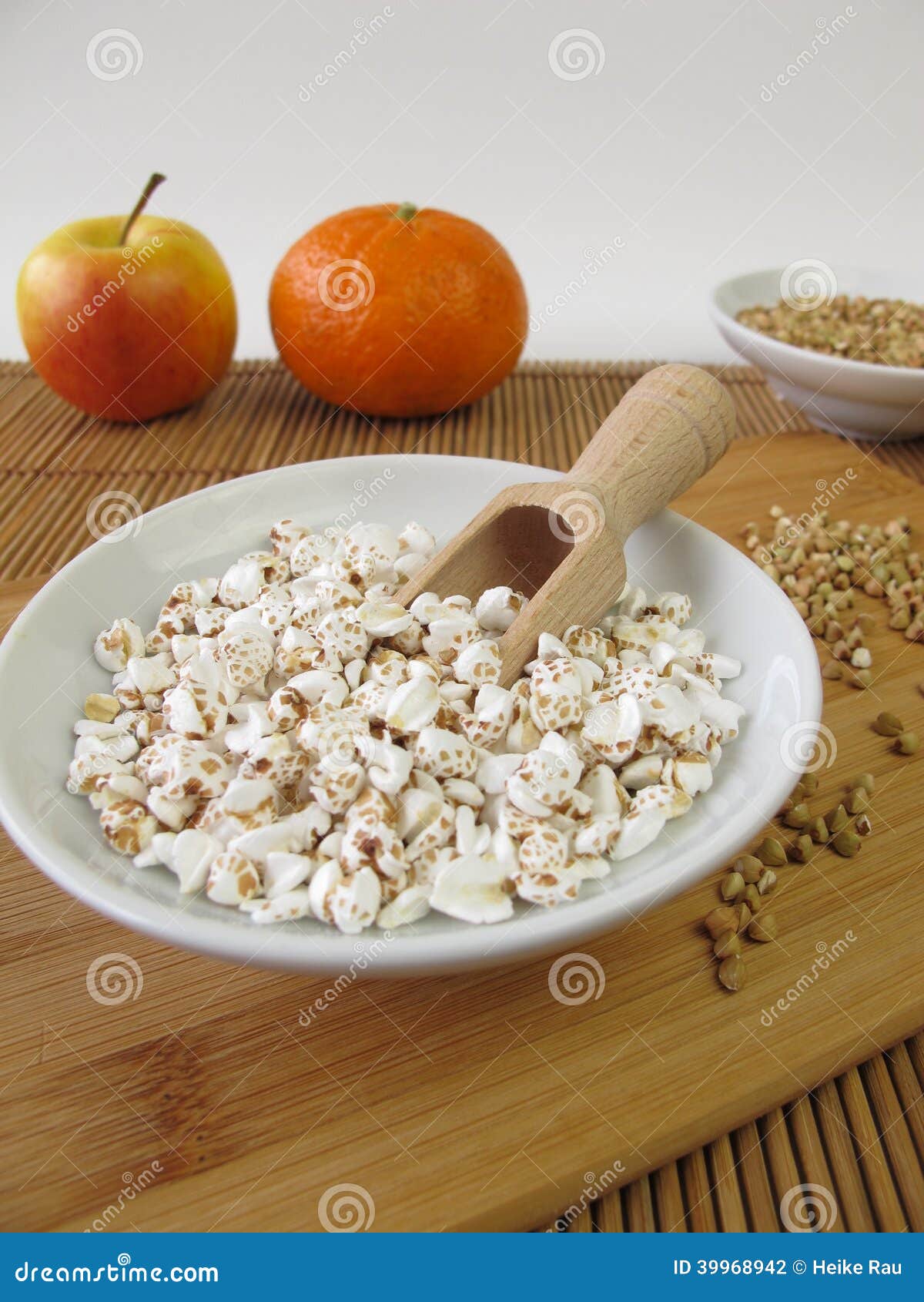 Puffed Buckwheat for Breakfast Stock Photo Image of ingredients, pops