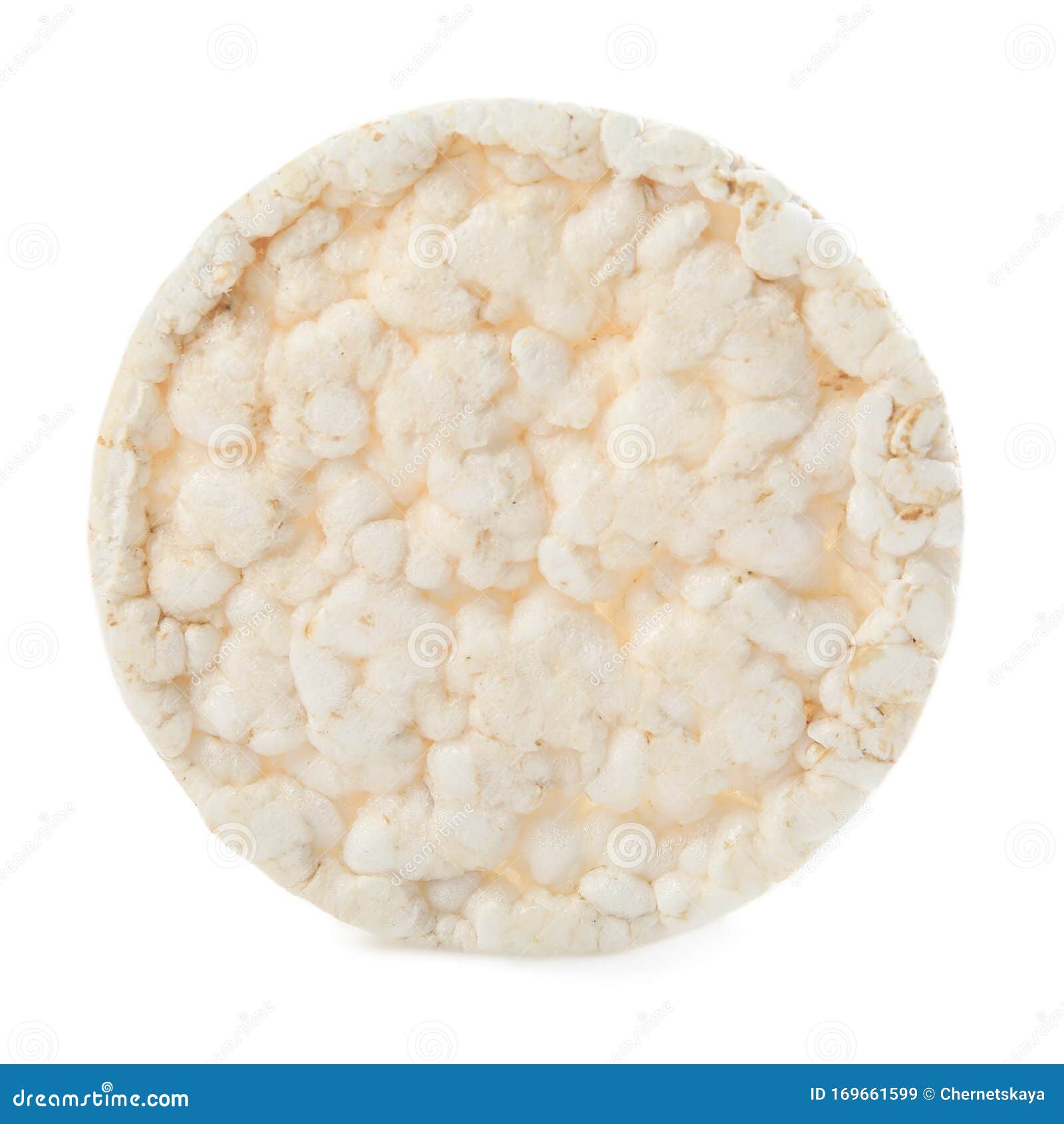 Puffed Rice Cake on White. Healthy Snack Stock Image Image of grain