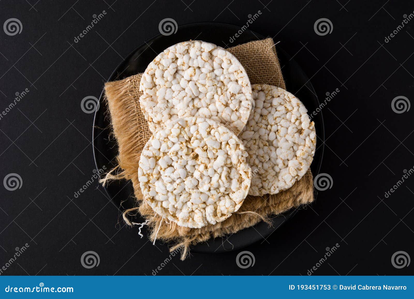 Puffed rice cakes stock image. Image of bakery, veggie 193451753