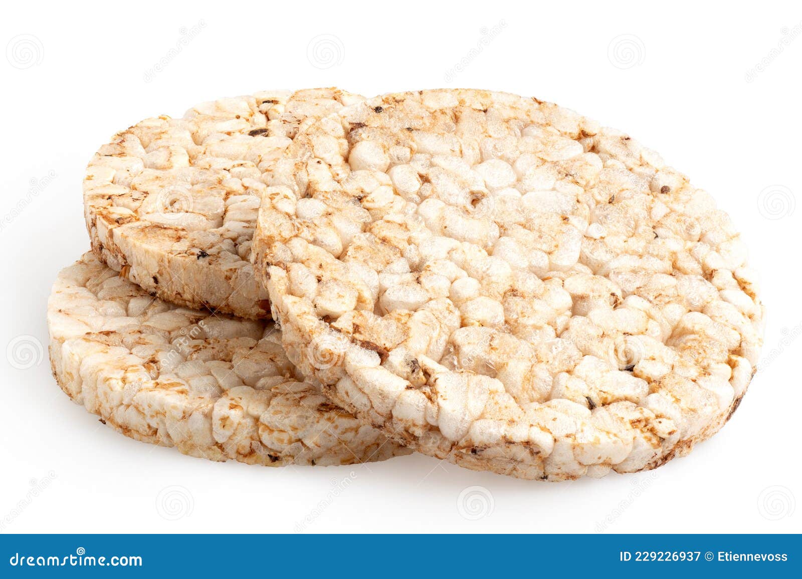 Puffed rice cakes stock image. Image of cake, biscuit 229226937