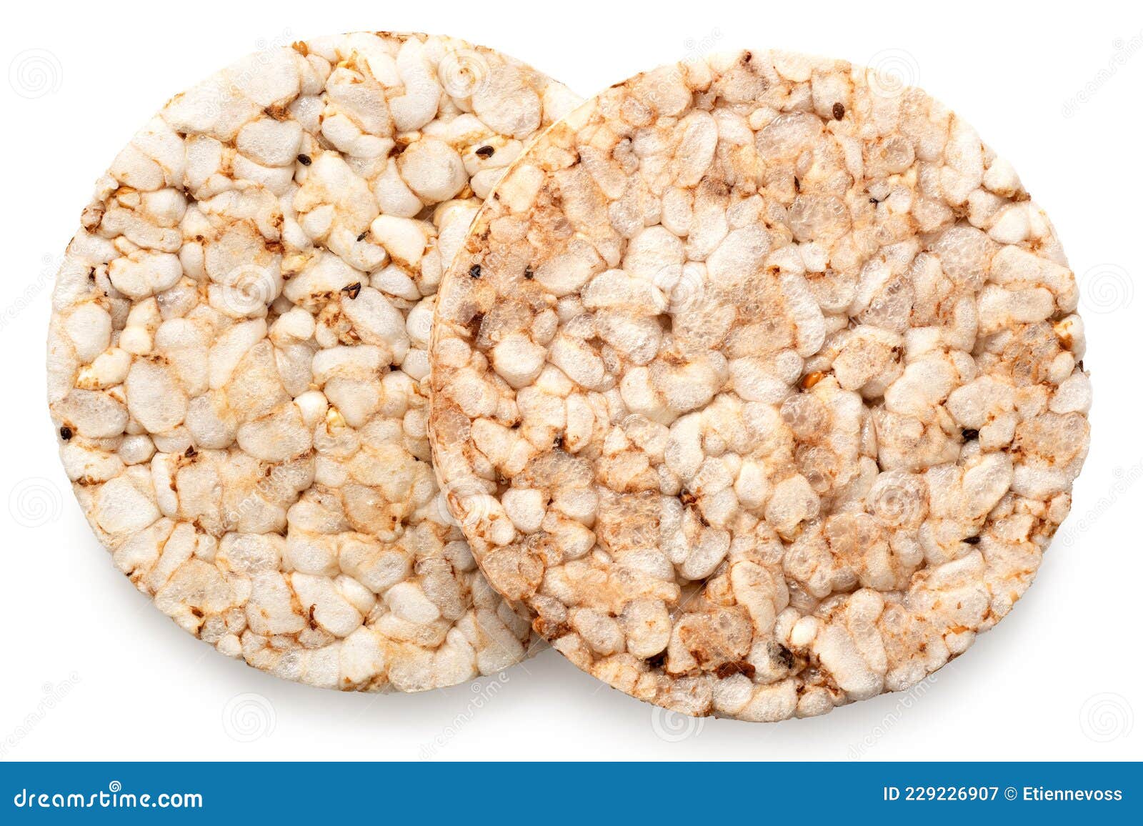 Puffed rice cakes stock image. Image of brown, cake 229226907