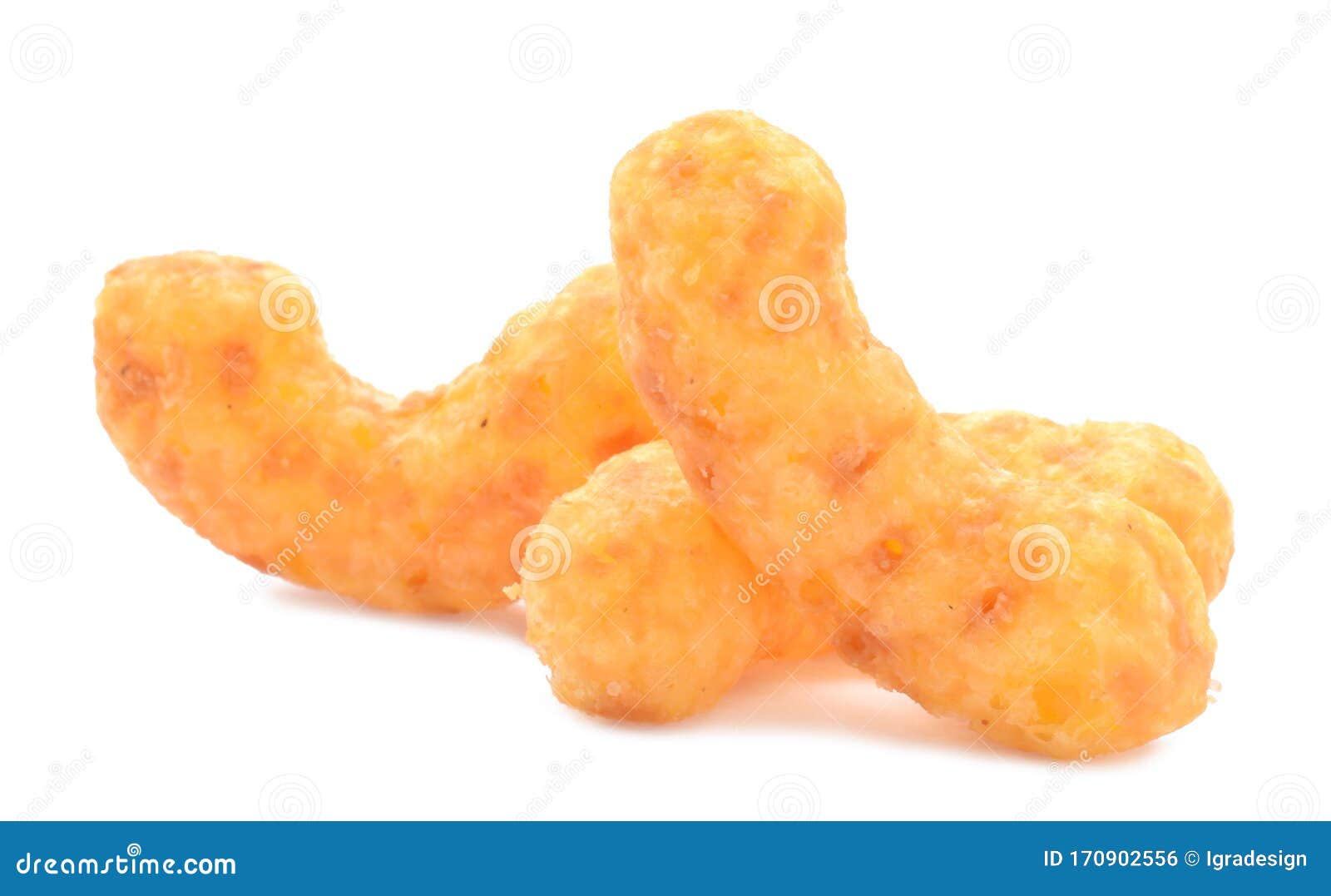 Extruded Corn Snacks Isolated on White Stock Photo Image of healthy, yellow 170902556