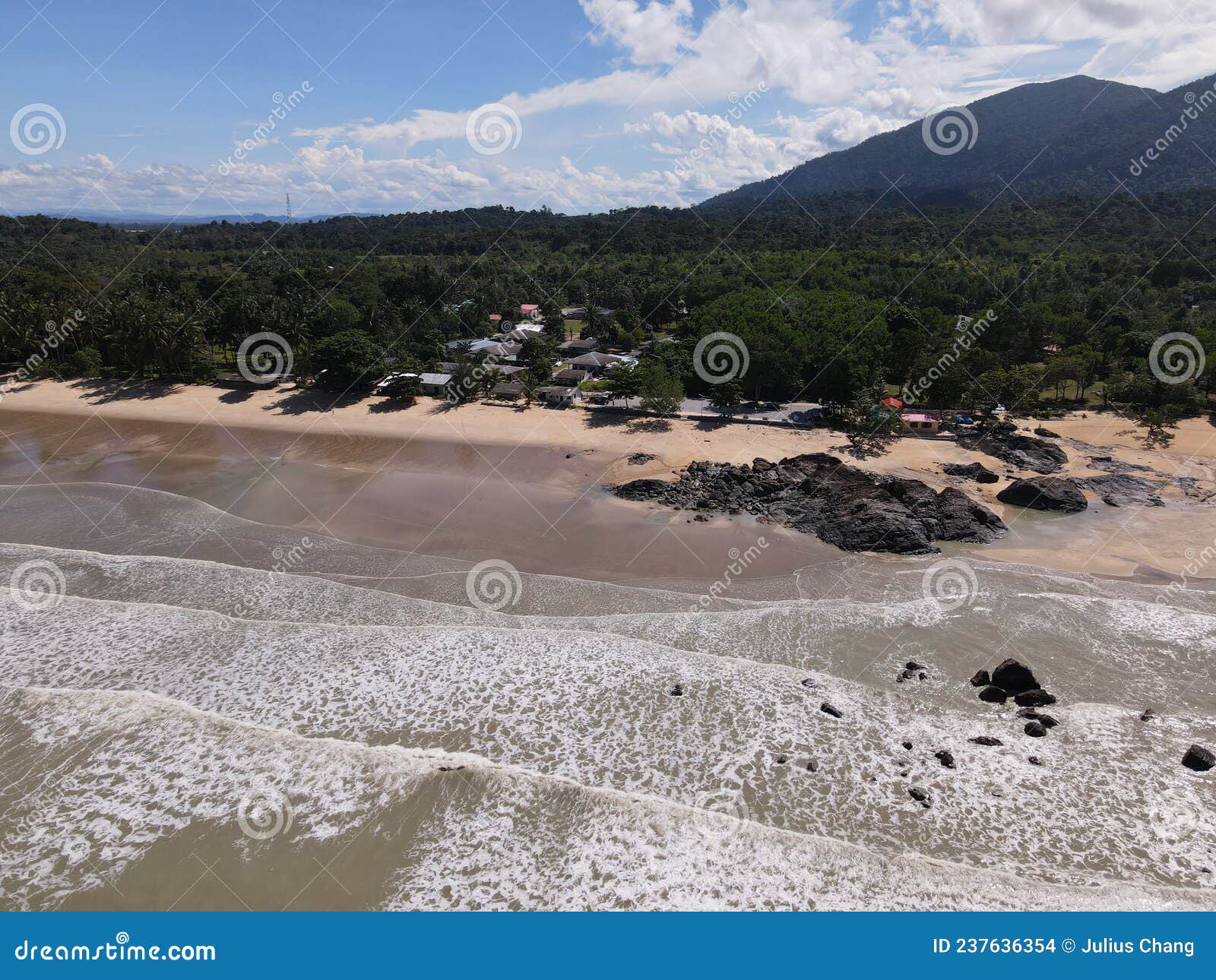 the pugu, gondol, siar and pandan beaches of lundu area