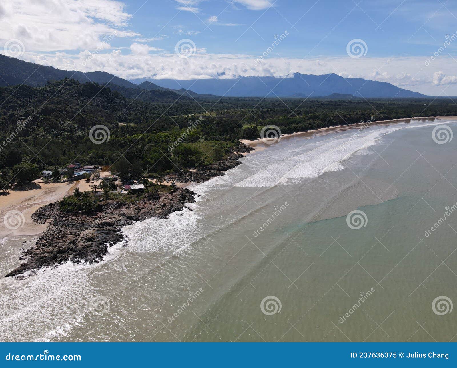 the pugu, gondol, siar and pandan beaches of lundu area