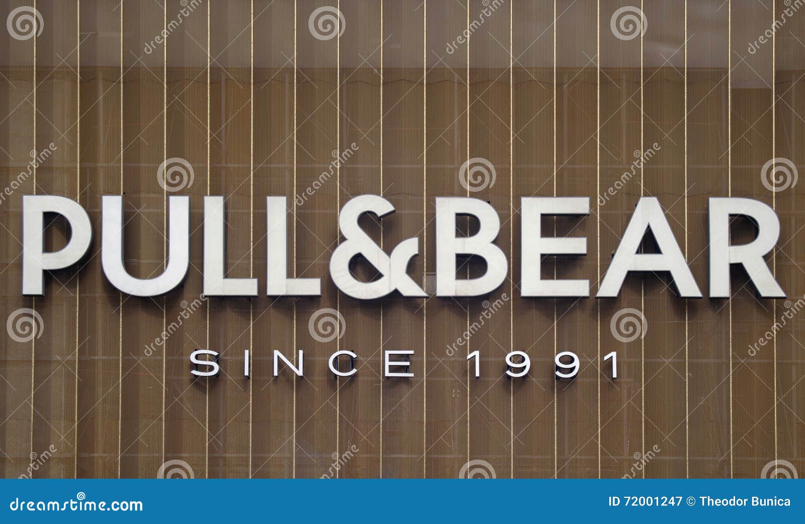 Pull and Bear the Logo of Fashion Company Editorial Photography