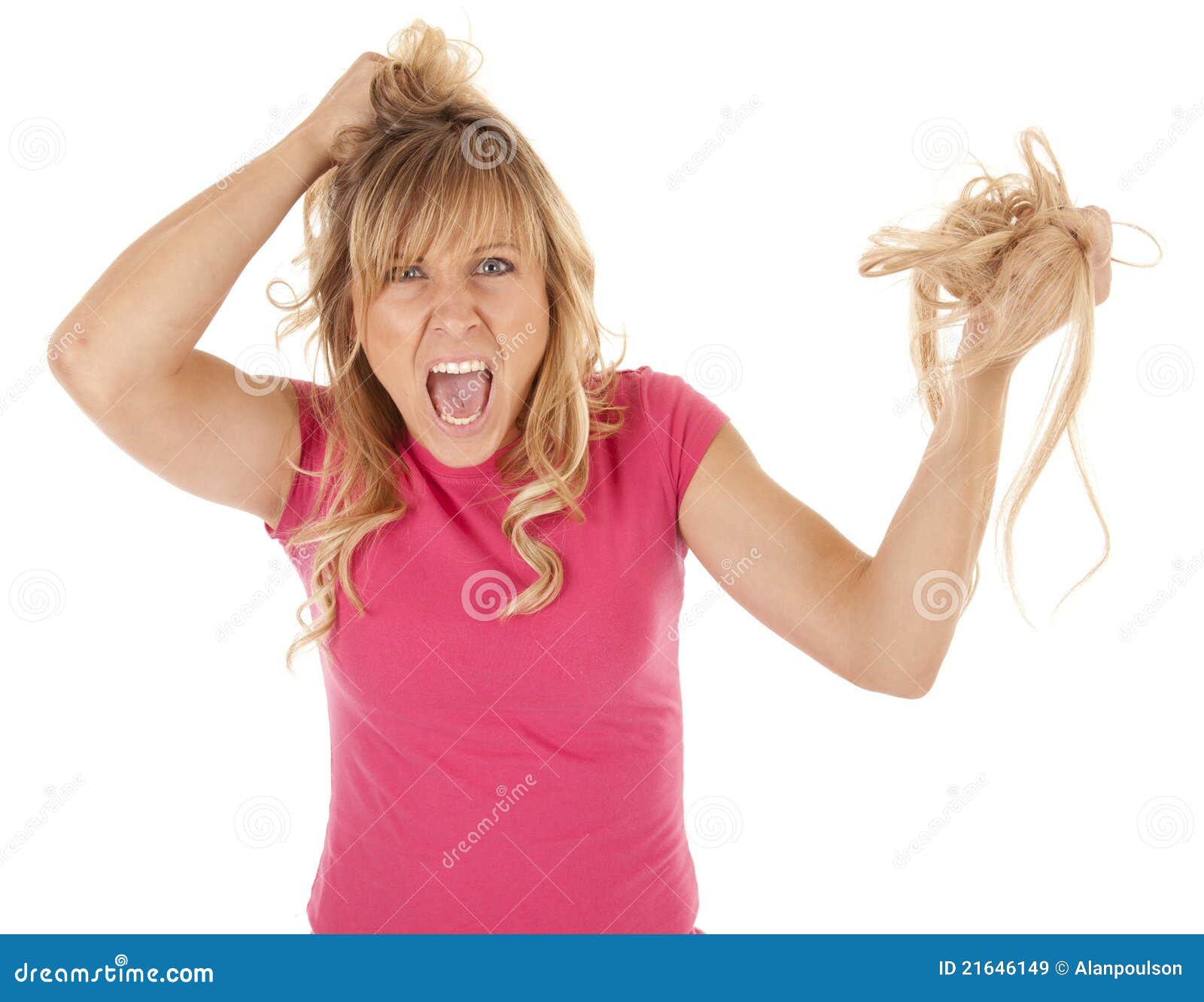 clipart girl pulling hair out - photo #47