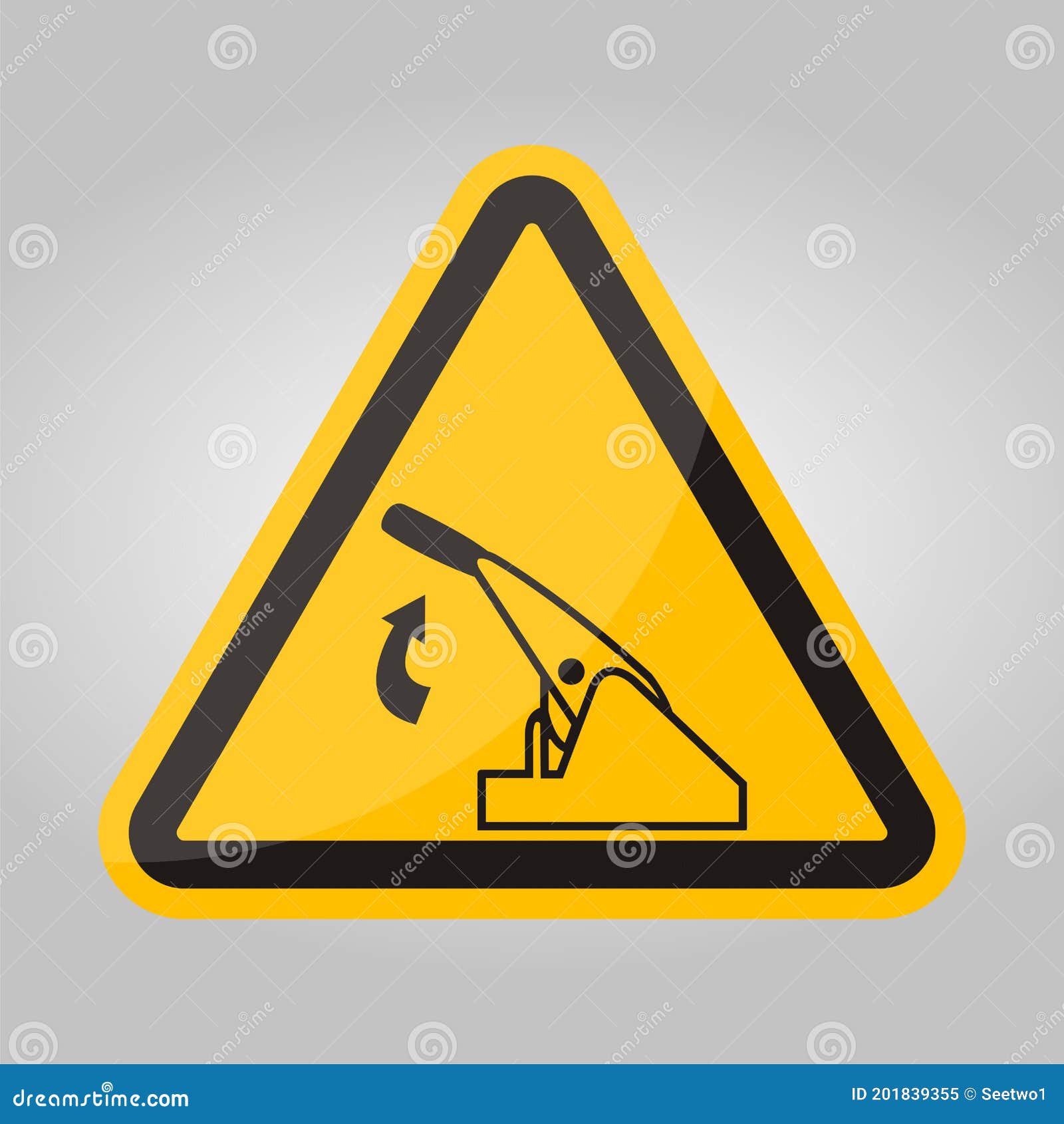 Pull Parking Brake Symbol Sign Isolate on White Background,Vector