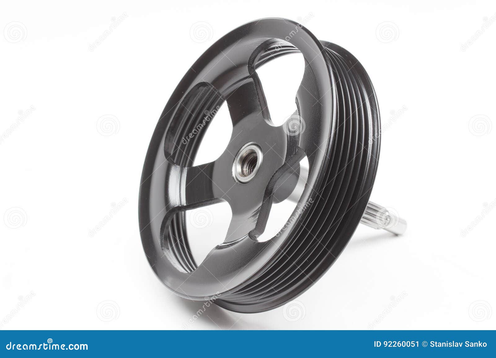 Pulley car stock image. Image of gear, automobile, roller 92260051