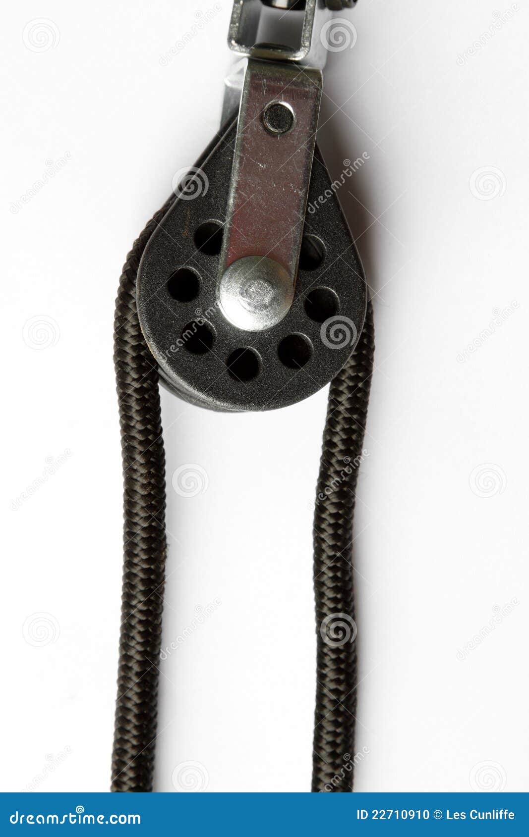 Pulley and rope stock photo. Image of gear, macro, climbing 22710910