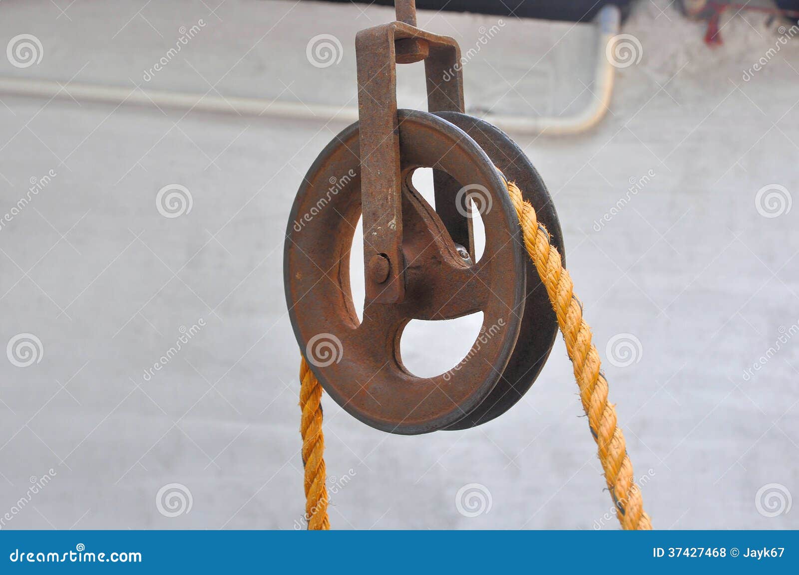 Pulley stock photo. Image of rope, pull, pulley, carry - 37427468