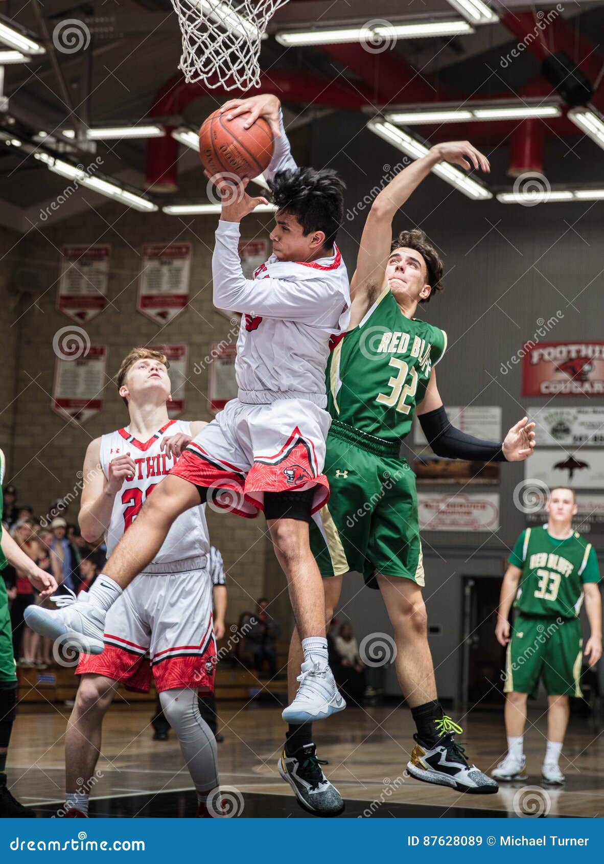 Pulling Down the Rebound editorial stock image. Image of basketball