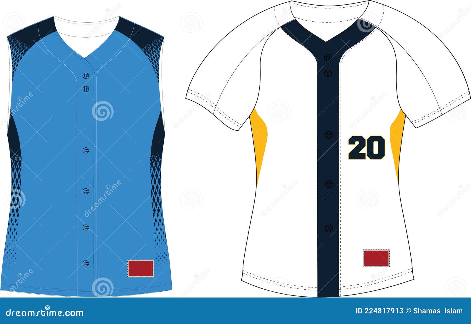 Women Full Button Softball Front Jersey Raglan Sleeves Mock Ups Women Full Button Softball Front Jersey Raglan Sleeves Mock Ups