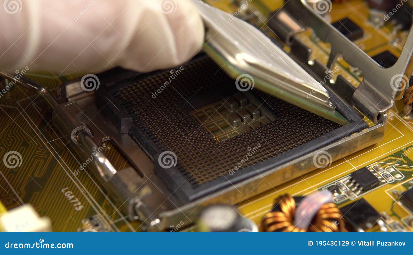 pulls the central processor out of the motherboard. the processing system of the central processes of the pc. many