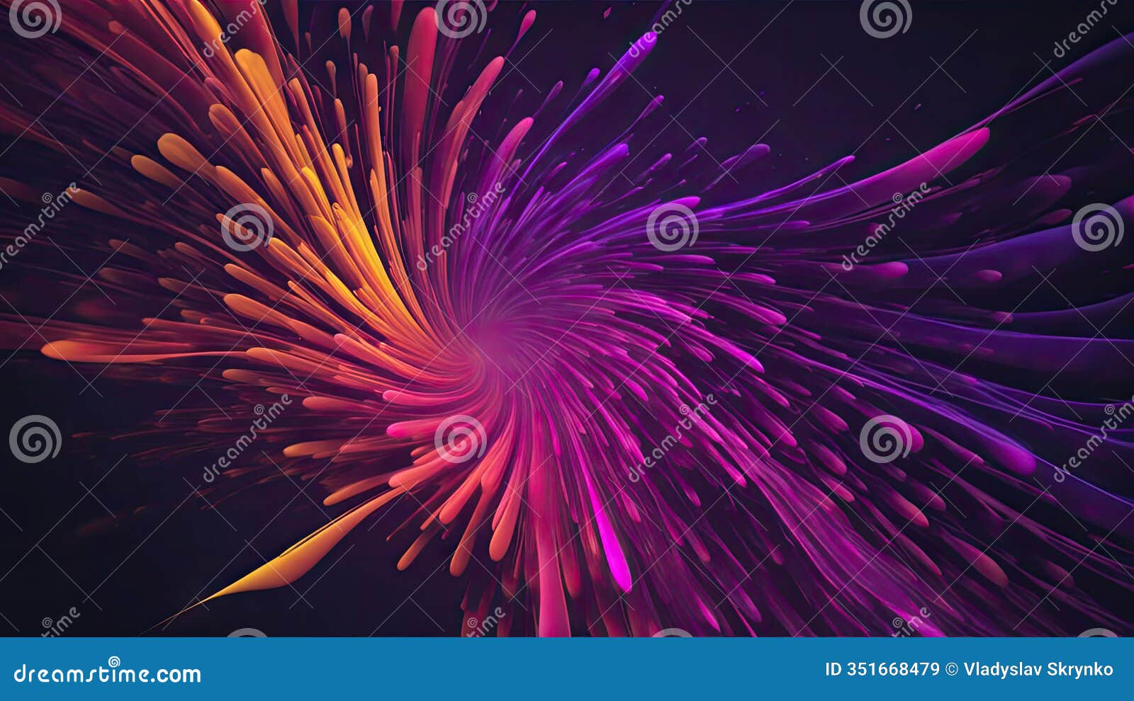 pulsating light effects with fluid motion and vibrant color gradients in abstract  for immersive visual