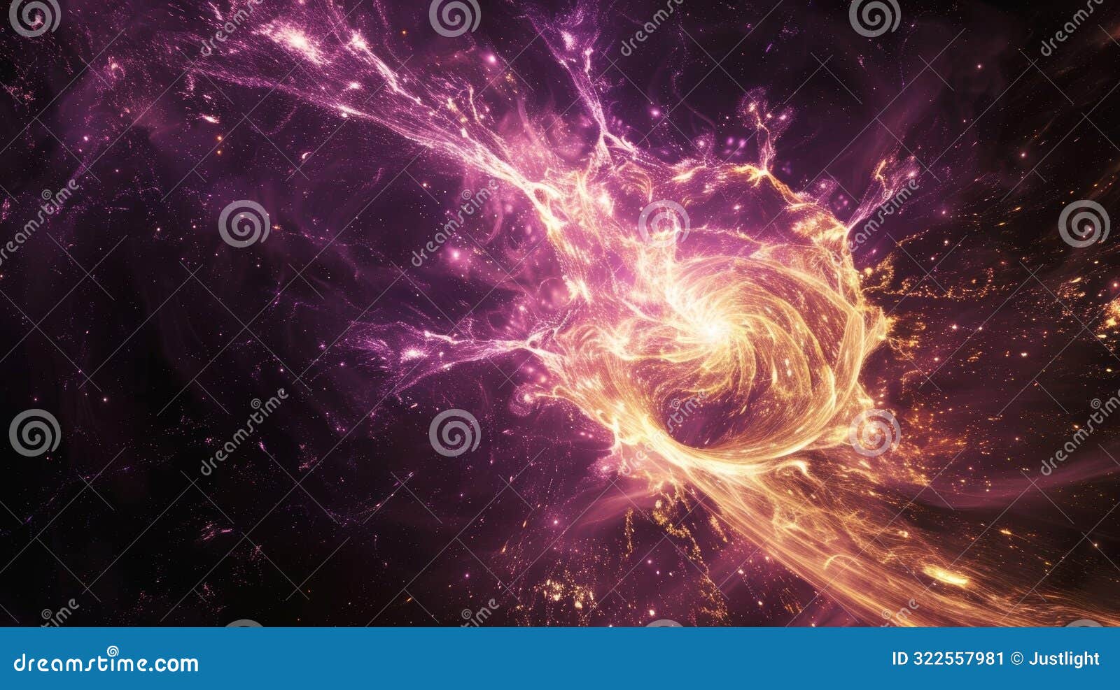 pulsating waves of energy radiating from a massive hidden nucleus captured by the expeditions instruments