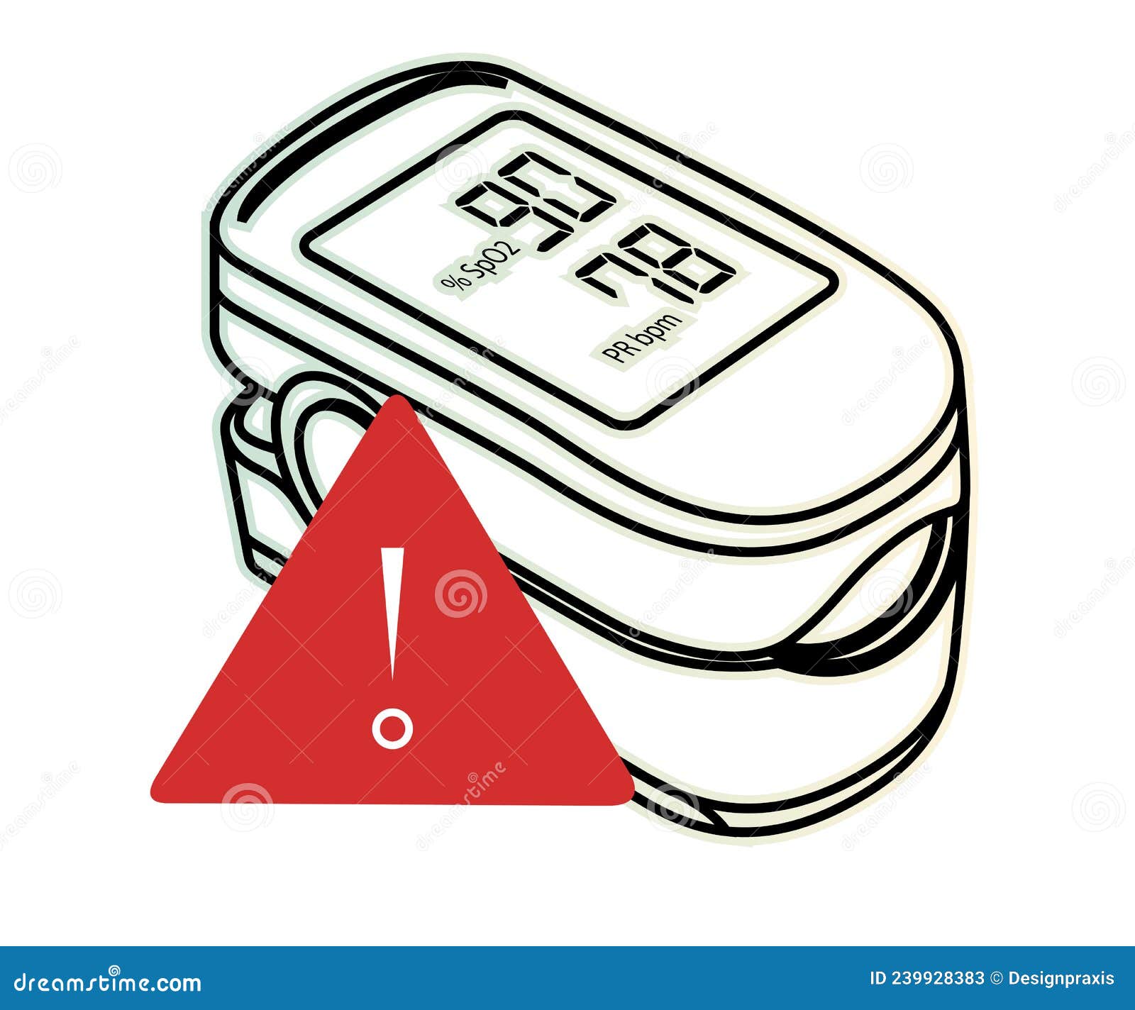 pulse oximeter - low oxygen level alert - 