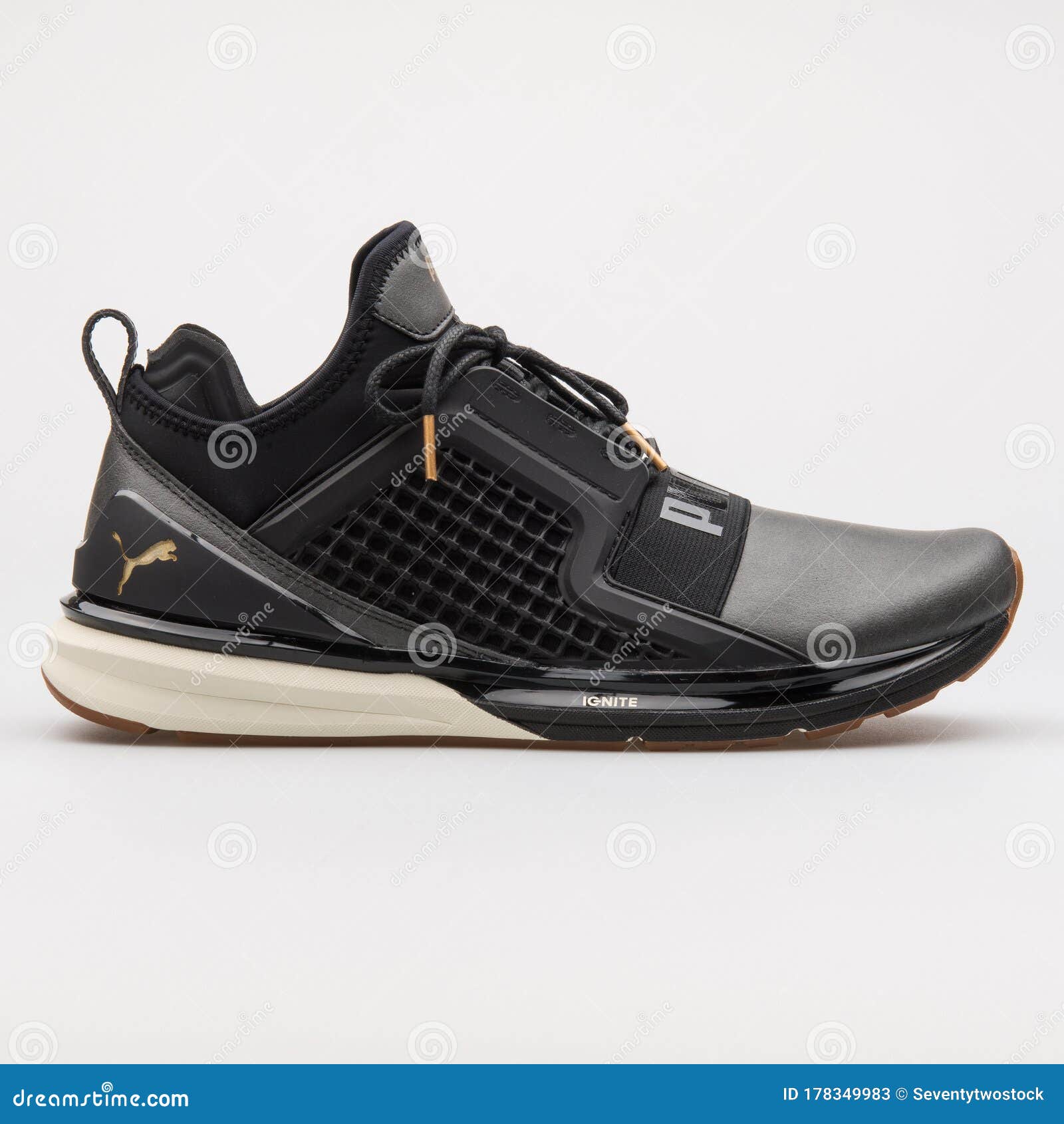 Puma Ignite Limitless Leather Black And 