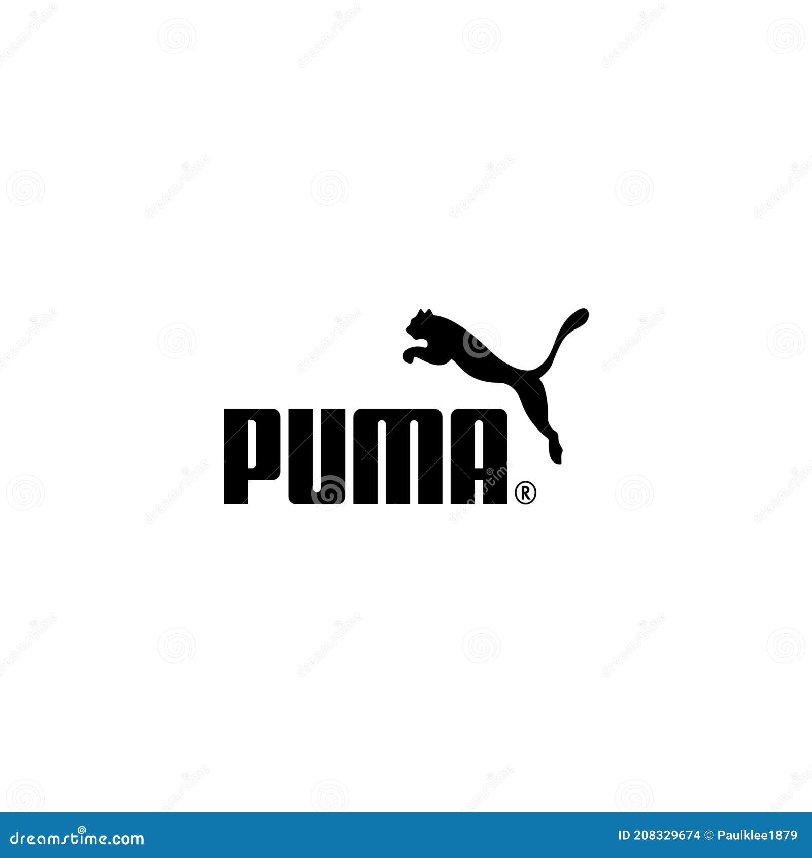 Puma Pro Logo Editorial Ilustrativo Fondo Blanco Imagen archivo editorial - Ilustración de premier, editorial: