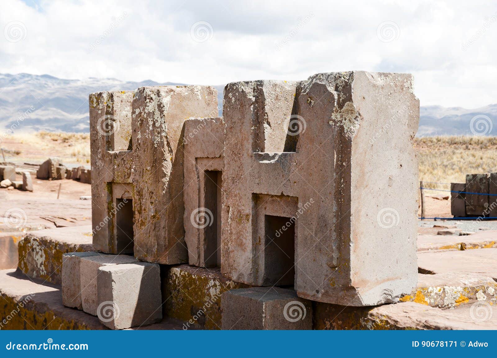 puma punku stone blocks - bolivia