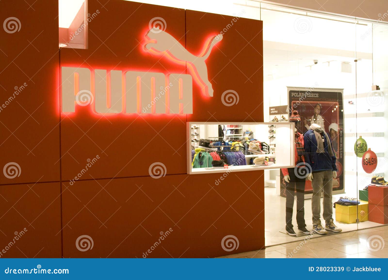 Puma store editorial stock image. Image 