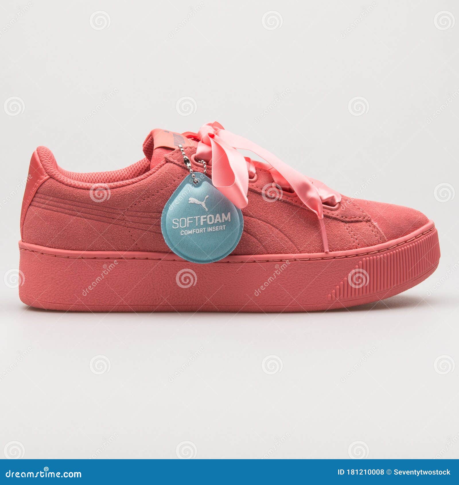 Puma Vikky Platform Ribbon Pink Sneaker Editorial Stock Photo - Image of  item, fitness: 181210008